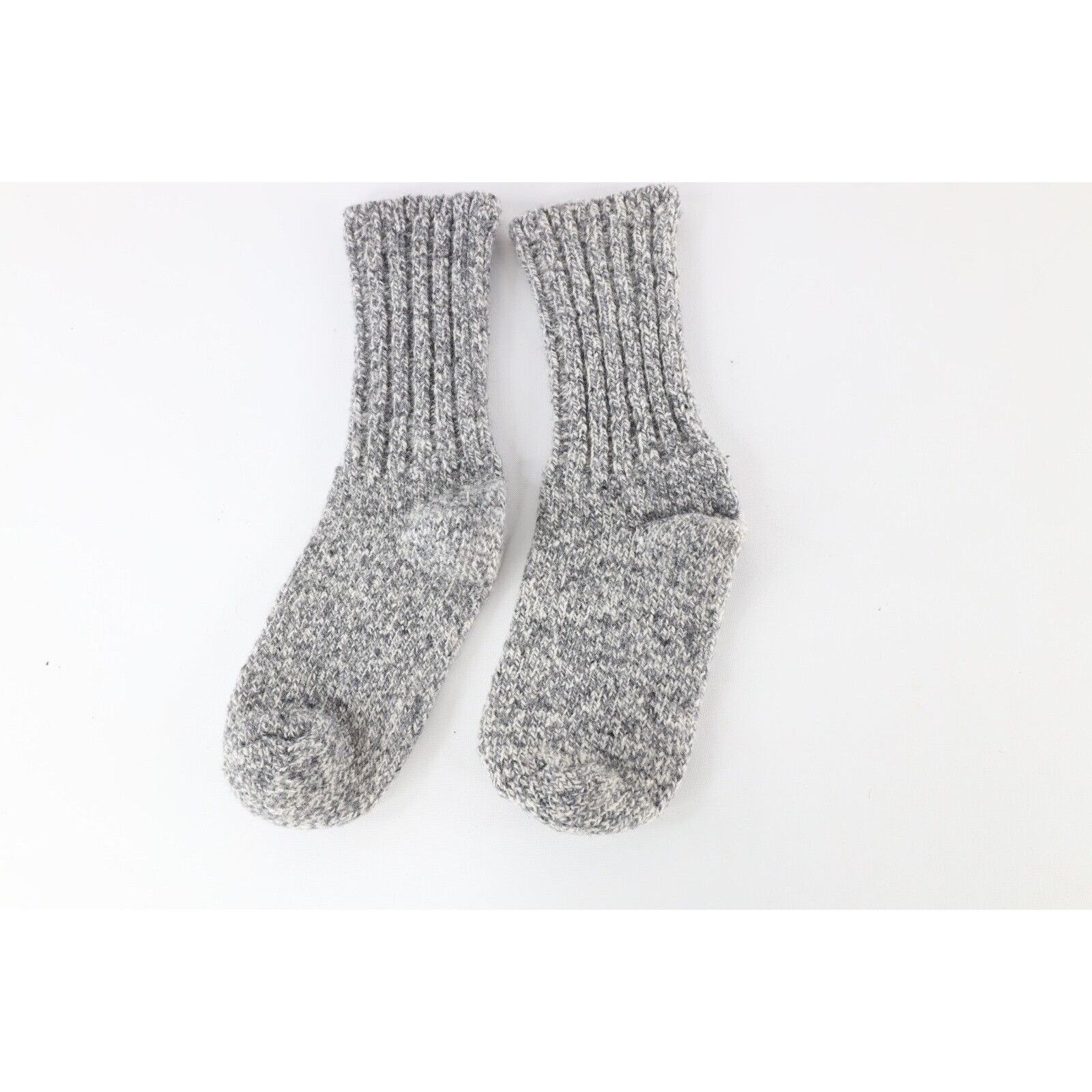 Vintage Vintage 70s Wool Ribbed Knit Mountain Hiking Socks Size ONE SIZE - 4 Thumbnail