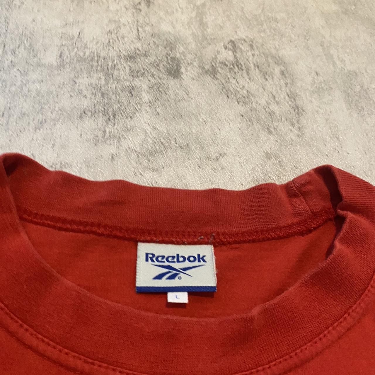 Reebok 90s Red Reebok graphic tee Vintage Retro Boxy Size US L / EU 52-54 / 3 - 5 Thumbnail