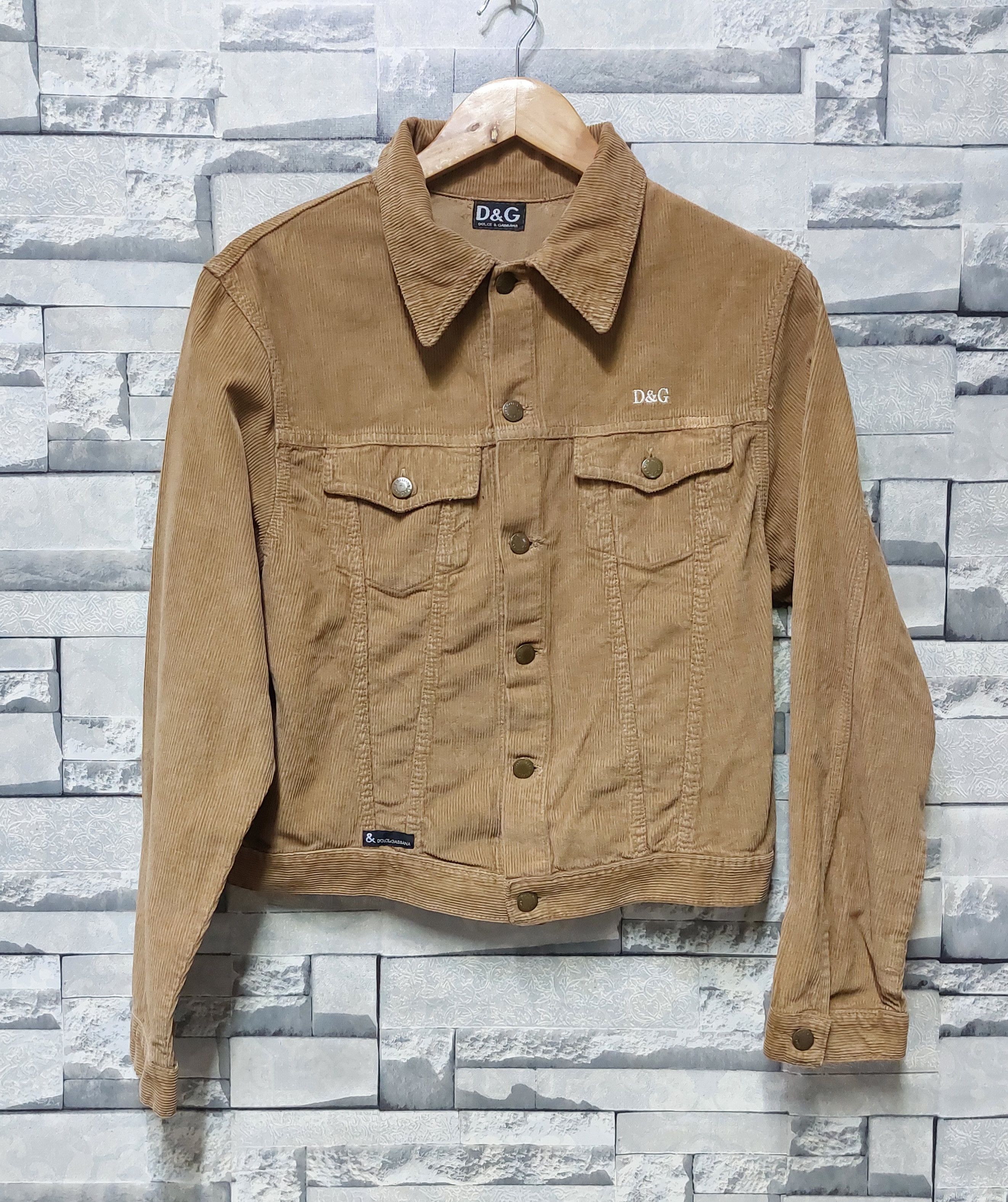 Dolce & Gabbana Dolce & Gabbana Cord jacket Size L / US 10 / IT 46 - 1 Thumbnail