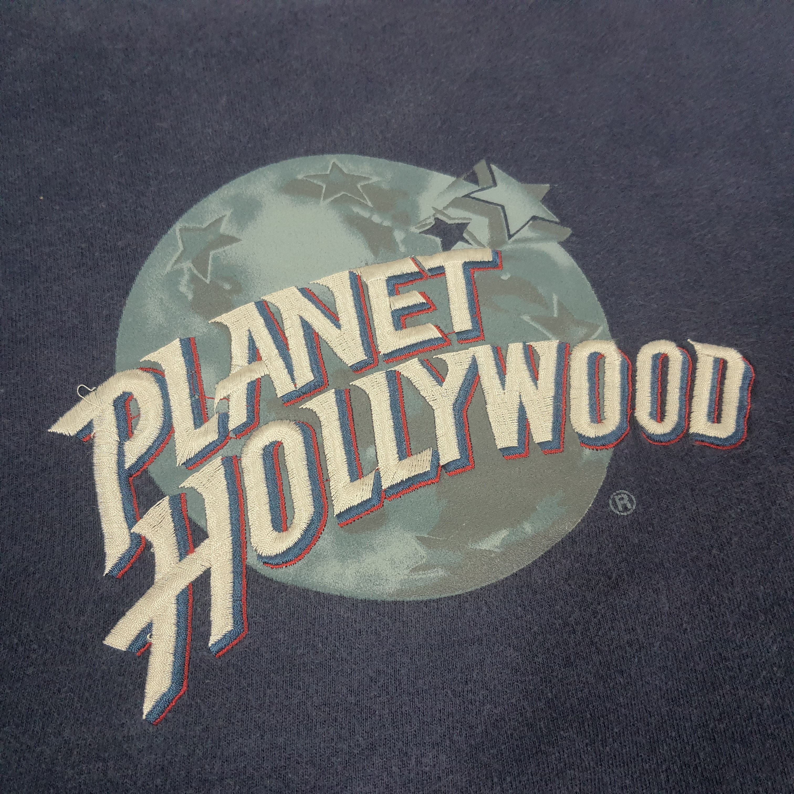 Planet Hollywood × Vintage Vintage Planet Hollywood Streetwear Sweatshirts Size US XL / EU 56 / 4 - 2 Thumbnail