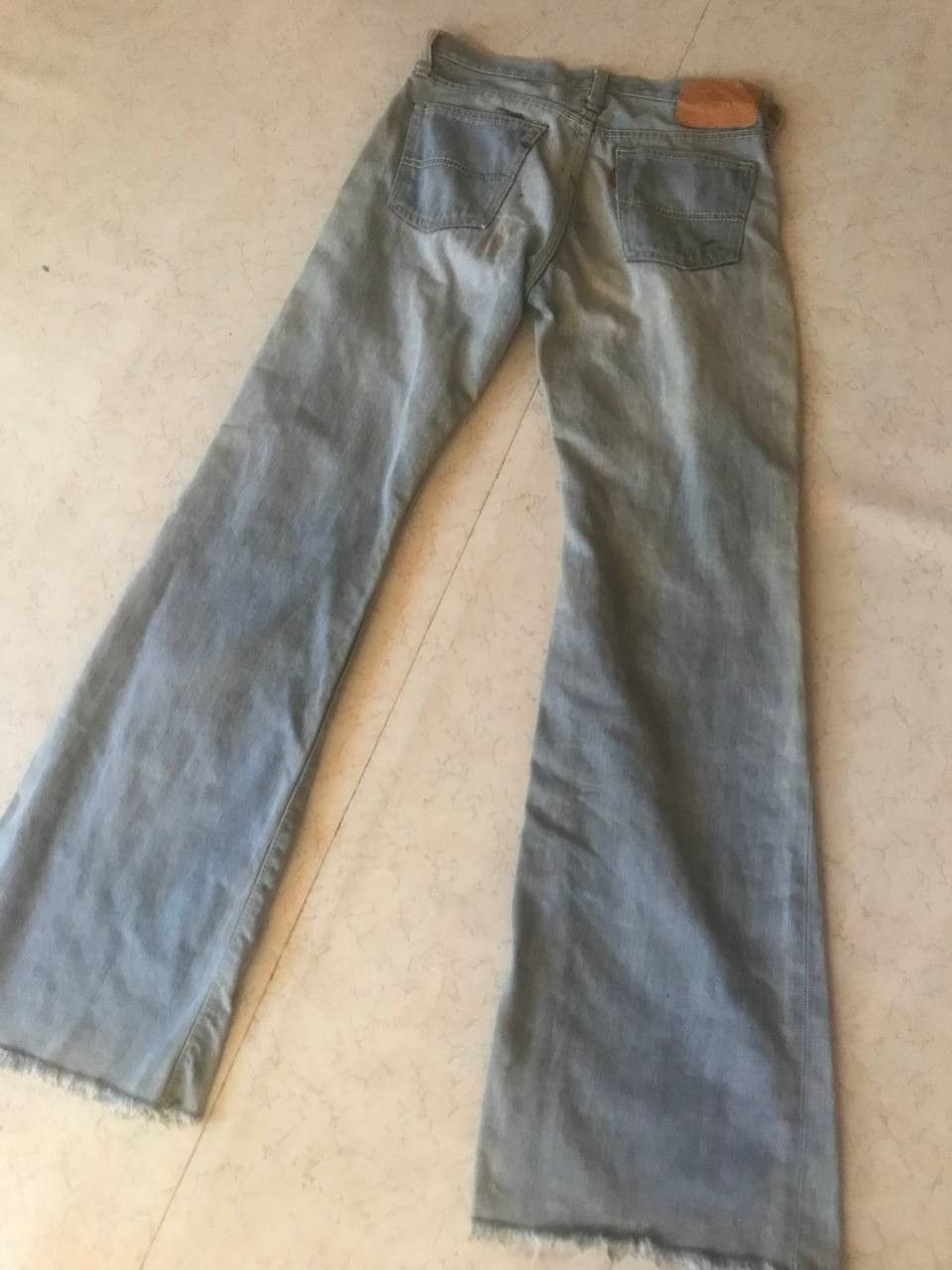 If Six Was Nine × Vintage Vintage 70s Bigstone Flared Washed Denim Size US 28 / EU 44 - 3 Thumbnail