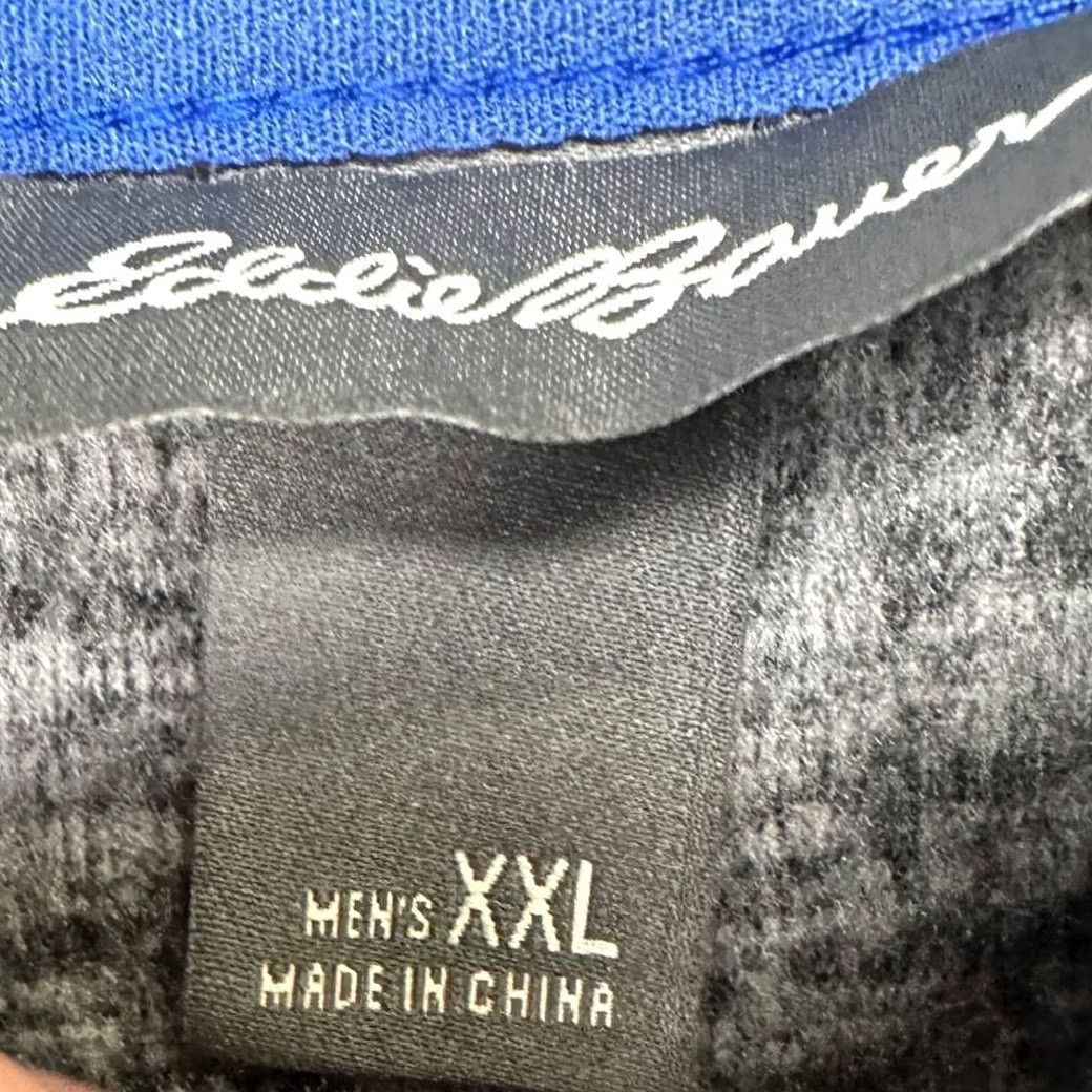 Eddie Bauer VINTAGE? (No) Eddie Bauer Sweater Mens 2XL Grey Blue Supersoft Microfleece Henley Pullover NEW Size US XXL / EU 58 / 5 - 6 Thumbnail