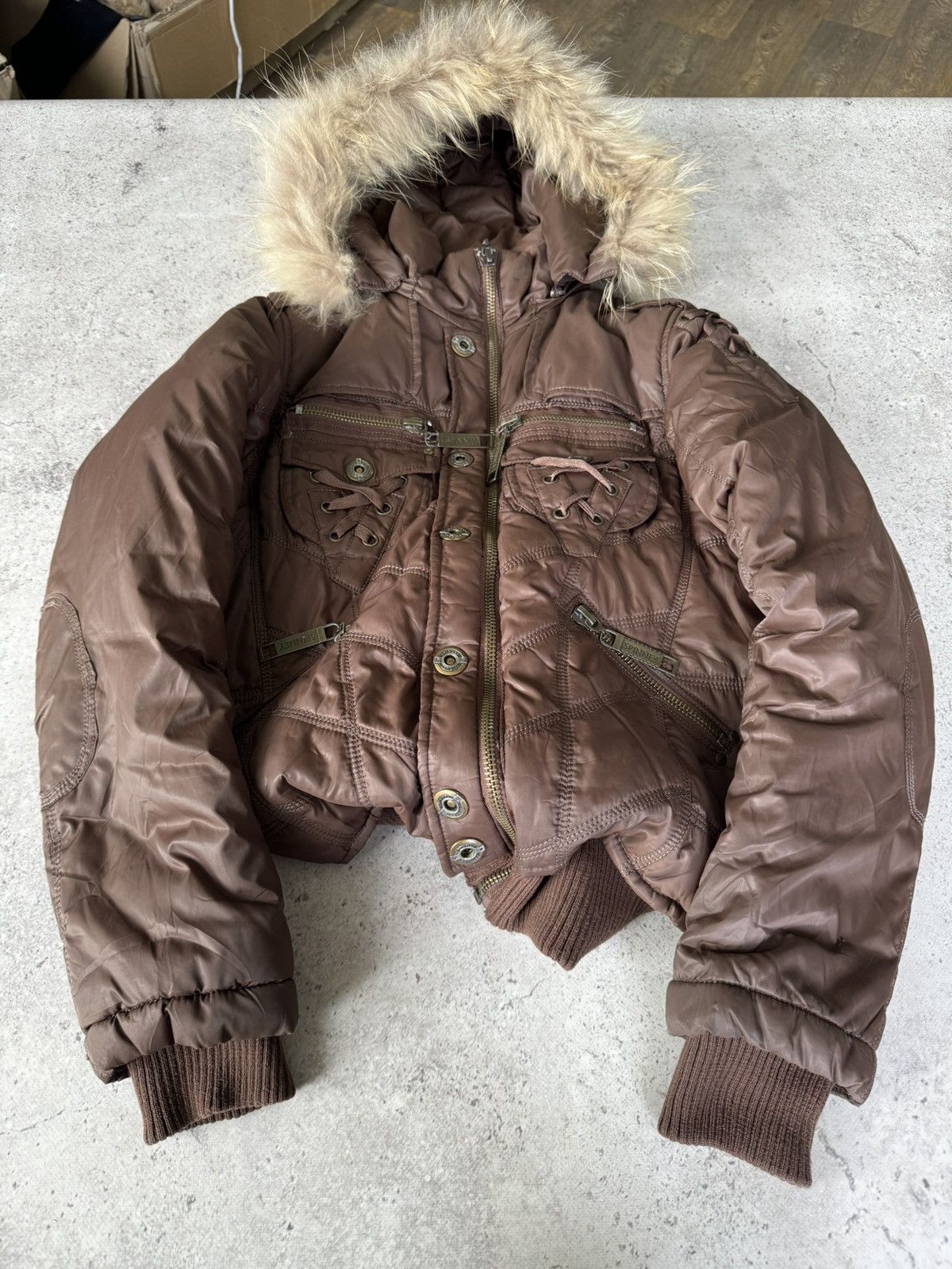 If Six Was Nine Vintage Japanese Bandage Torando Mart Style Bomber Jacket Size US M / EU 48-50 / 2 - 9 Thumbnail