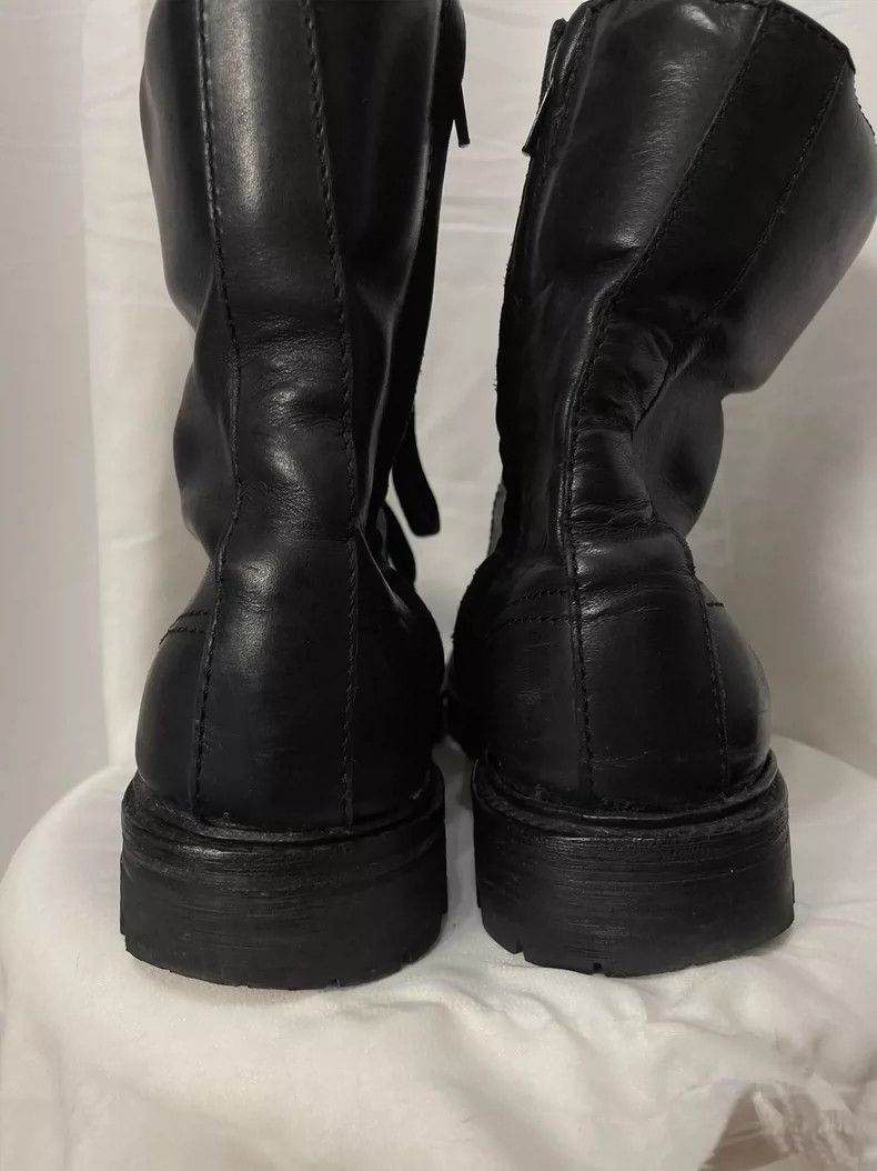 Yohji Yamamoto Yohji Yamamoto Medieval Men's Black Side Zip Leather Boots Size US 8 / EU 41 - 5 Thumbnail