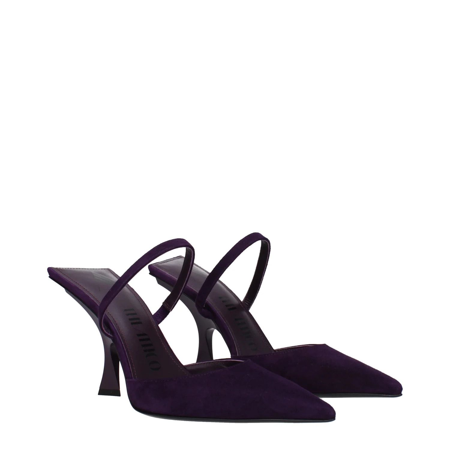 ob1o1e1224 Suede Sandals in Violet