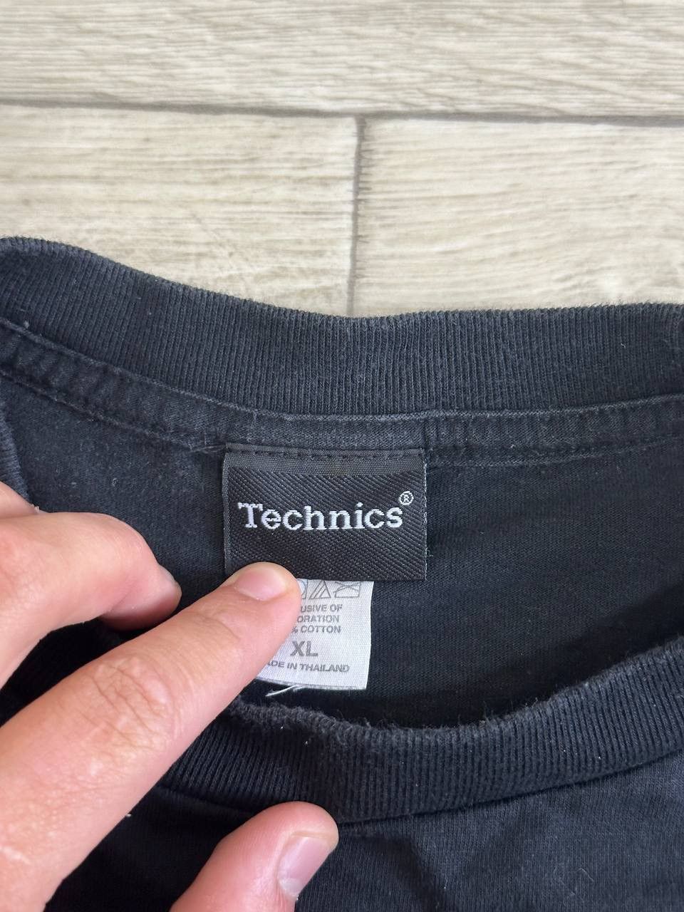 Vintage Vintage Technics T-Shirt Vinyl aphex twin bjork Size US XL / EU 56 / 4 - 6 Thumbnail
