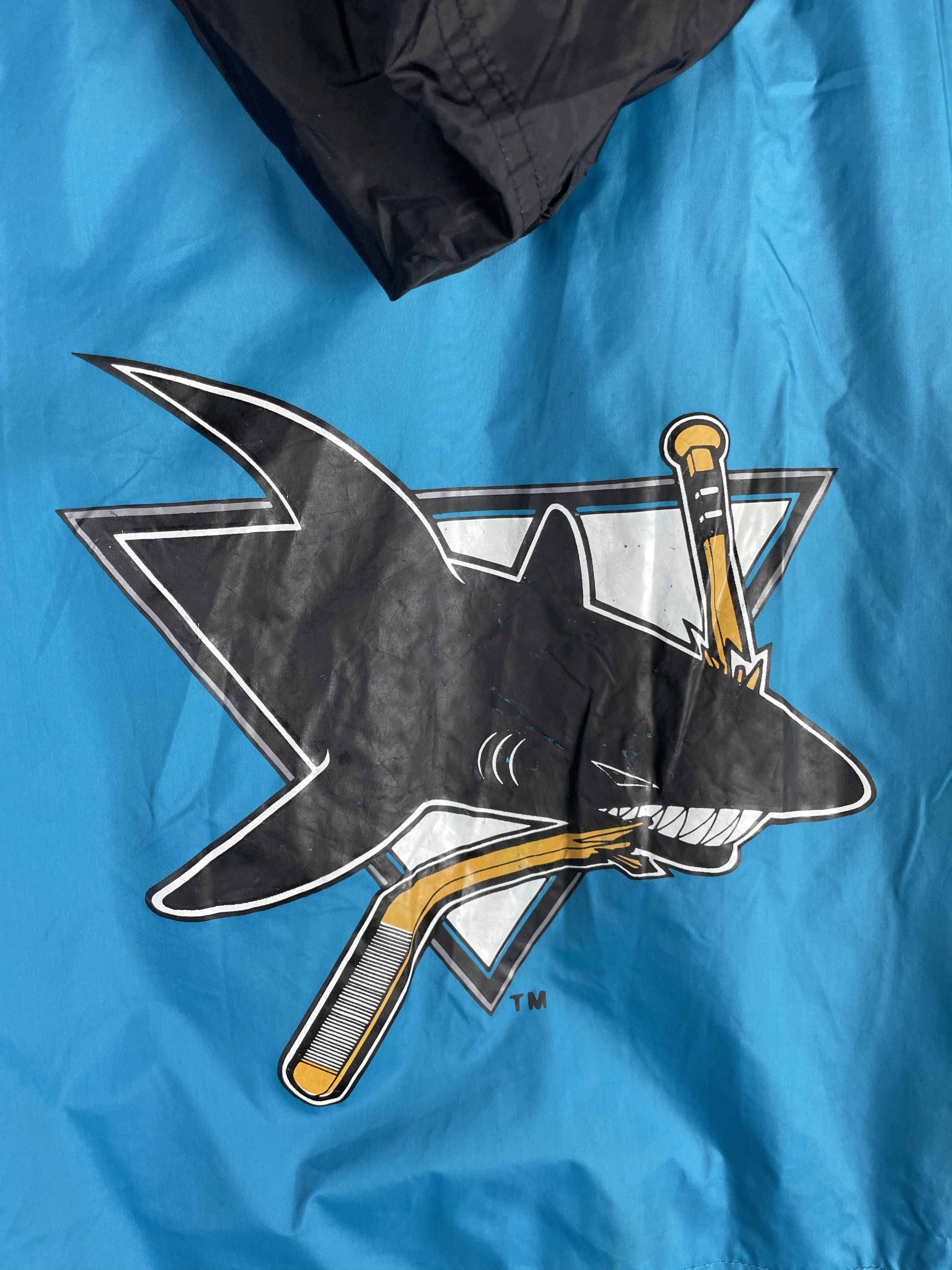 NHL SHARKS NFL JACKET 90s Size US L / EU 52-54 / 3 - 12 Thumbnail