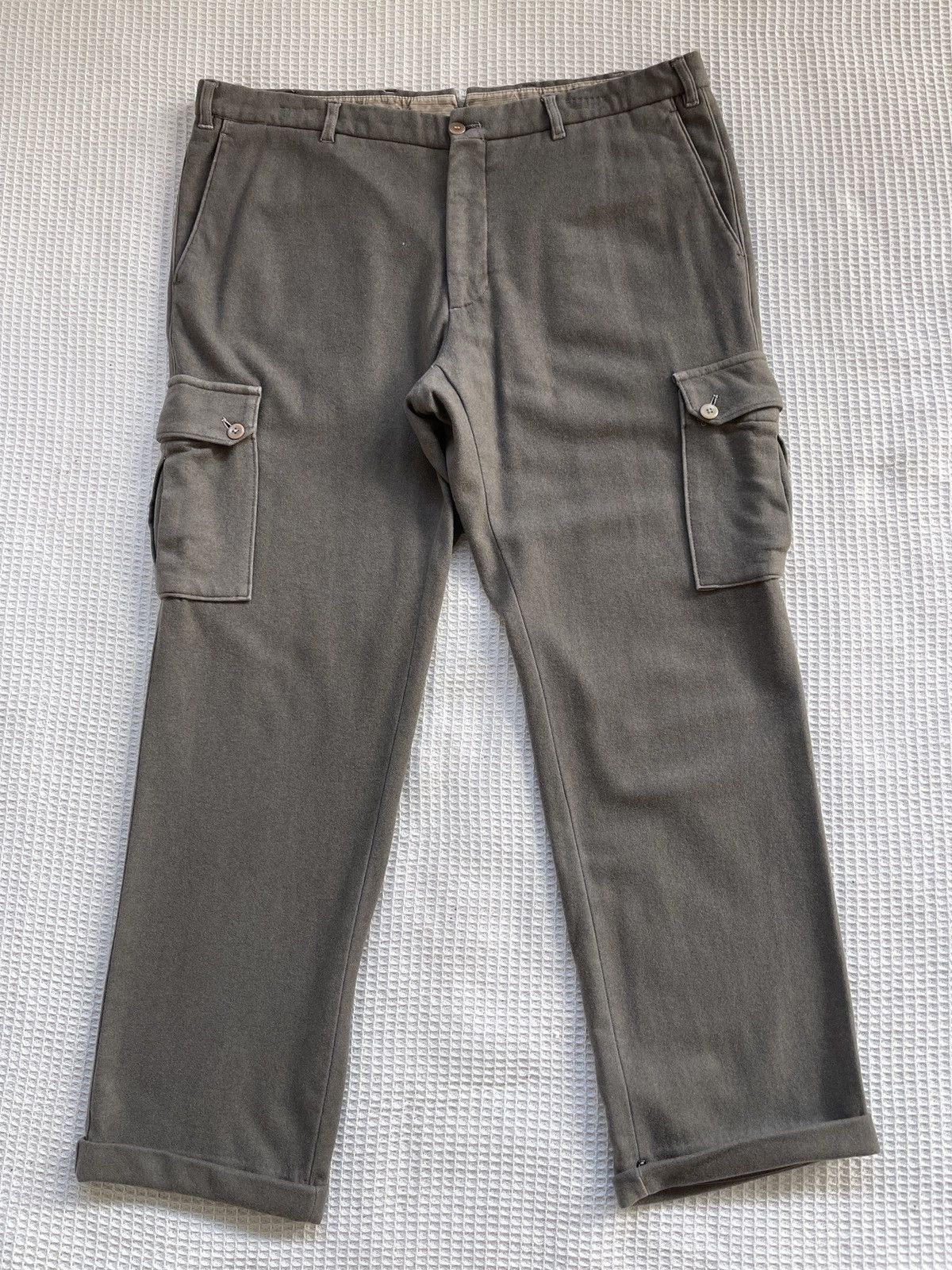 image of Vintage Papas Cargo Pants in Green, Men's (Size 36)