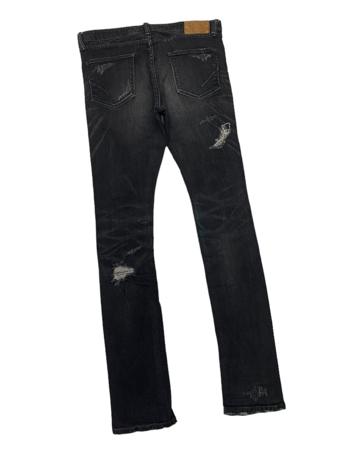 GOSTAR DE FUGA GOSTAR DE FUGA DISTRESSED DENIM JEANS SKINNY PUNK Size US 31 - 6 Thumbnail