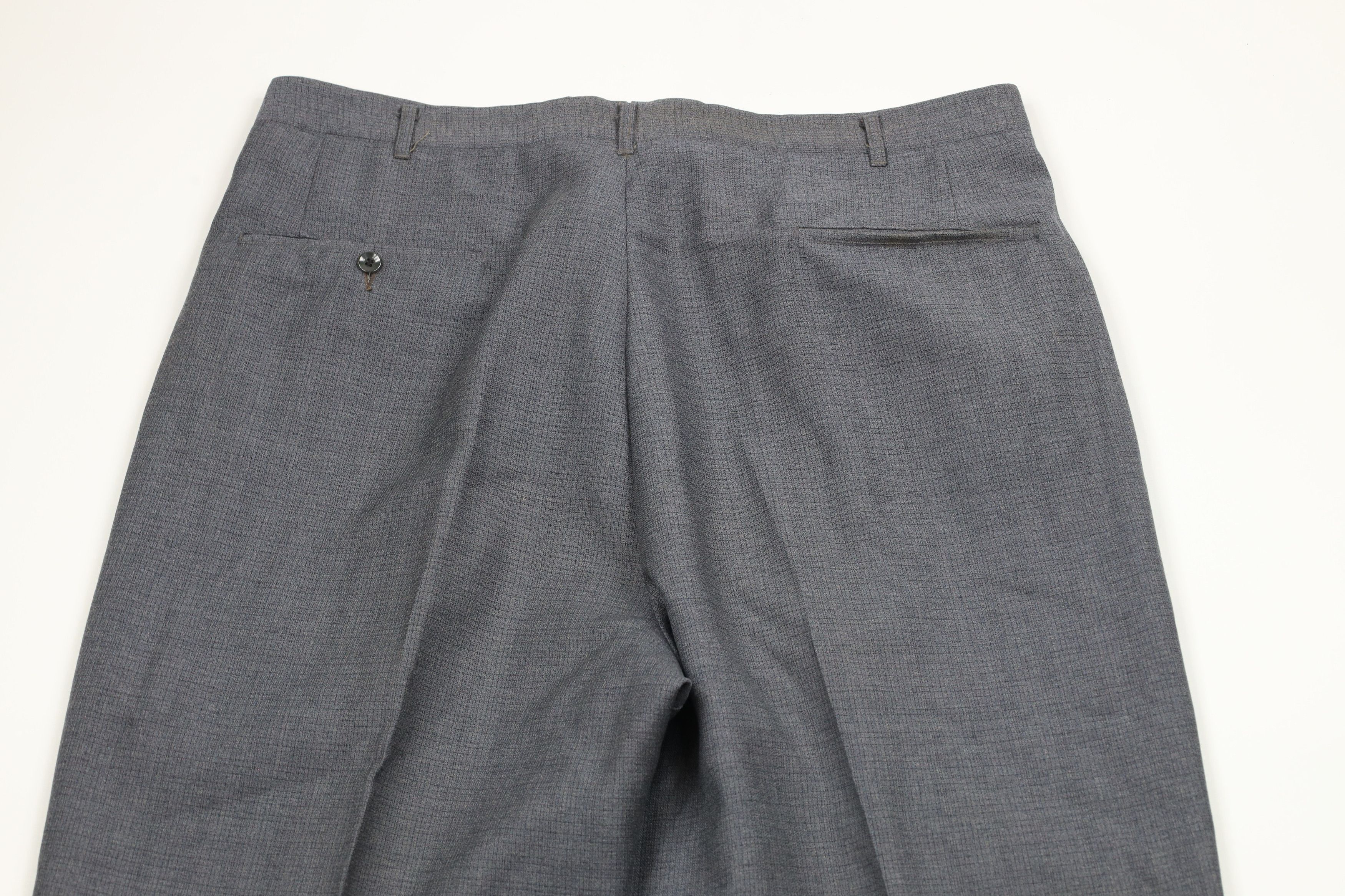 Vintage Vintage 50s Hollywood Regency High Waist Trousers Pants USA Size US 36 / EU 52 - 9 Thumbnail