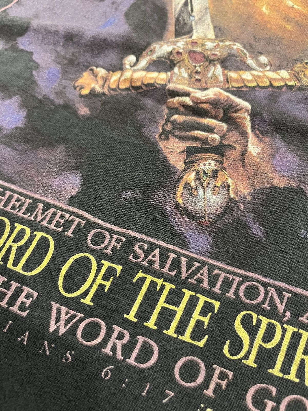 Other Vintage 90s Sword of the Spirit T-Shirt Size US L / EU 52-54 / 3 - 4 Thumbnail