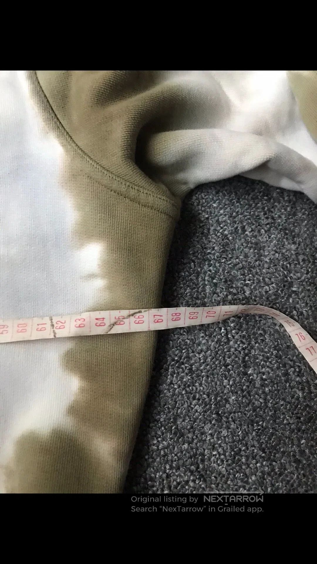 Givenchy Green Tie-Dye Oversized Hoodie XS. Size US XS / EU 42 / 0 - 7 Thumbnail