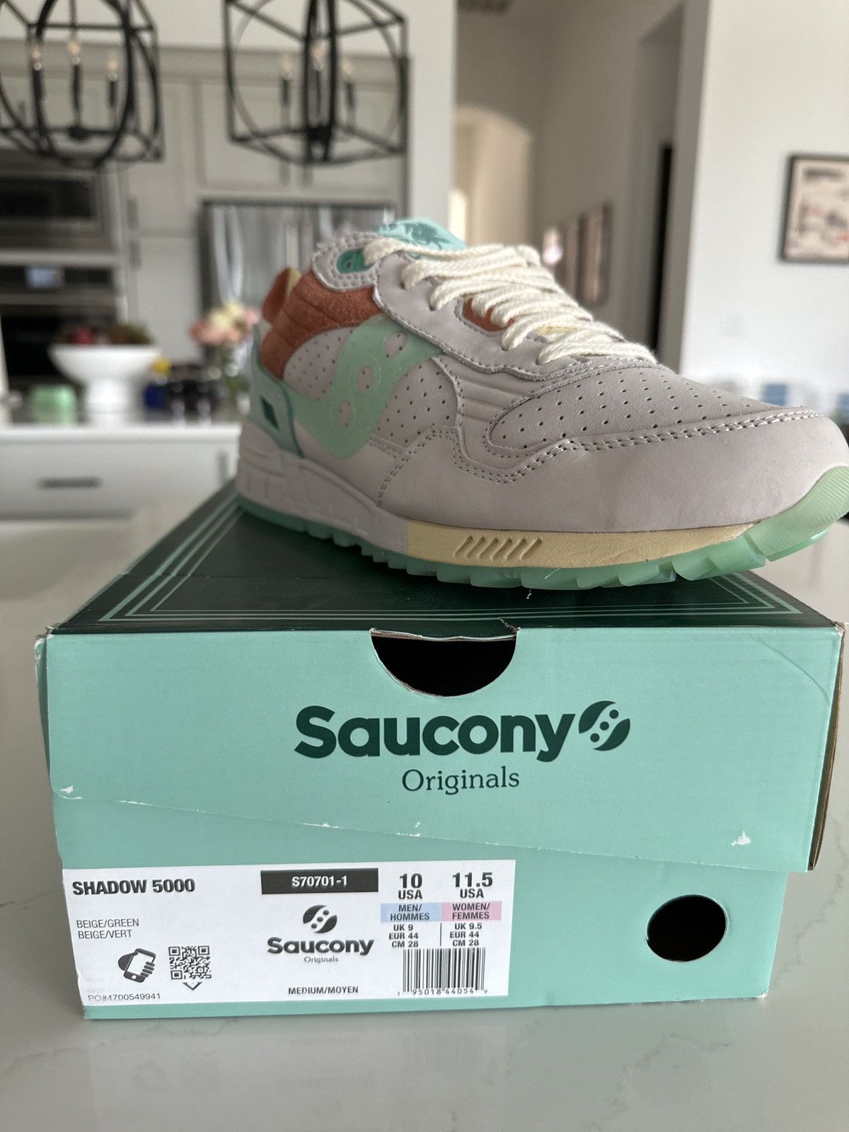 Saucony Saucony Shadow 5000 St. Barth Beige/Green Size US 10 / EU 43 - 5 Thumbnail