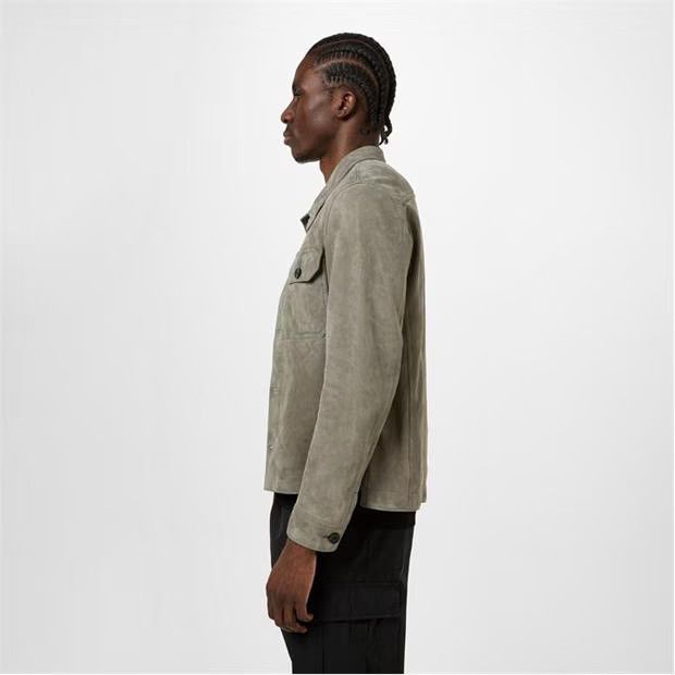 Tom Ford o1g2r1mq0724 Suede Over Shirt Jackets in Grey Size US M / EU 48-50 / 2 - 4 Thumbnail
