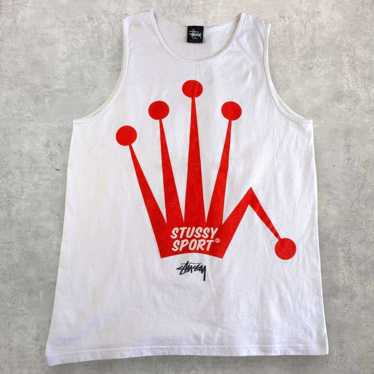 Stussy Stüssy Crown print tank top Size US S / EU 44-46 / 1 - 1 Thumbnail