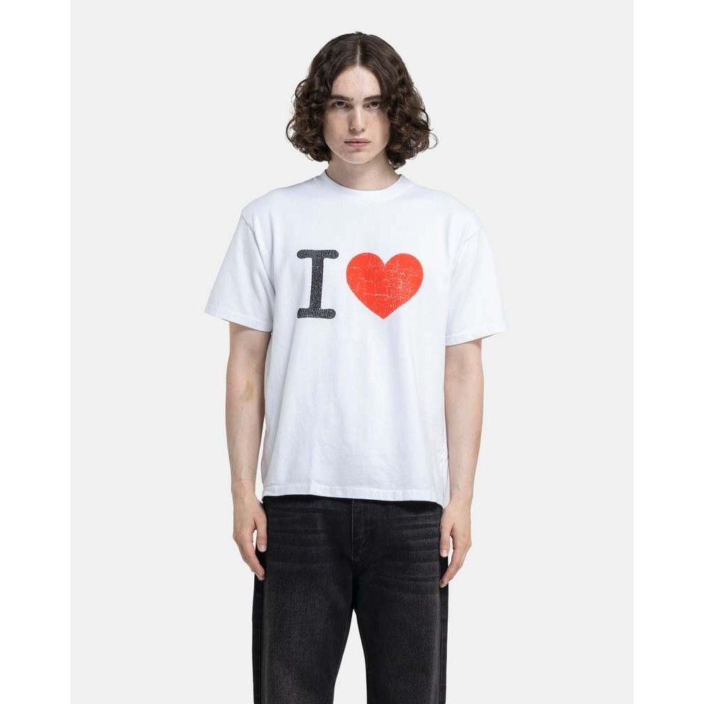 basketcase gallery NEW BASKETCASE GALLERY I LOVE WHITE TEE SZ 
