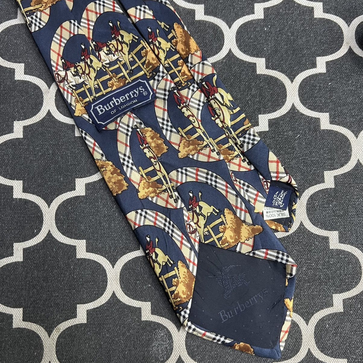 Burberry BURBERRYS VINTAGE SILK NOVA CHECK NECKTIE Size ONE SIZE - 2 Thumbnail
