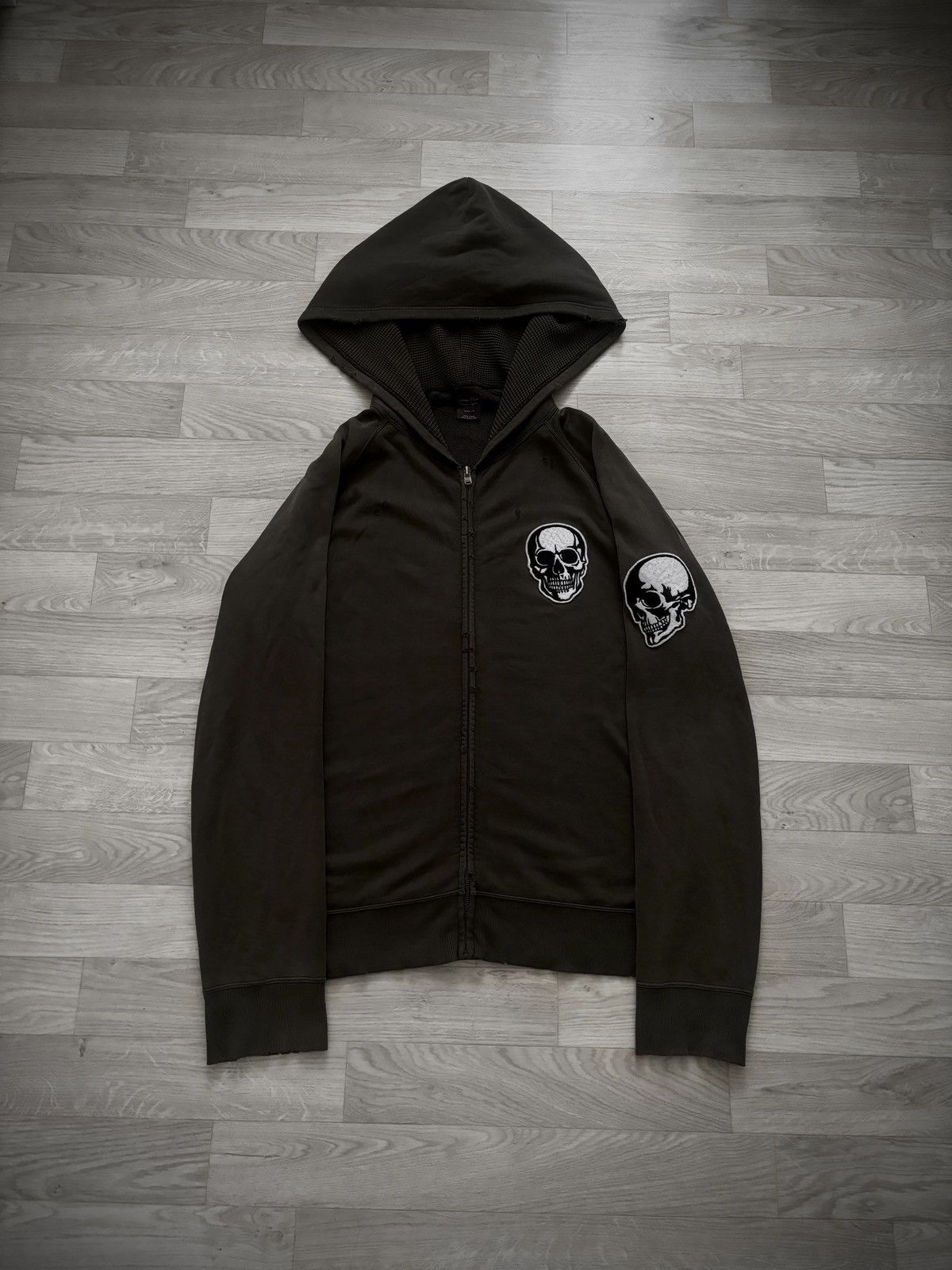 Number (N)ine Number Nine SS04 double skull zip | Grailed