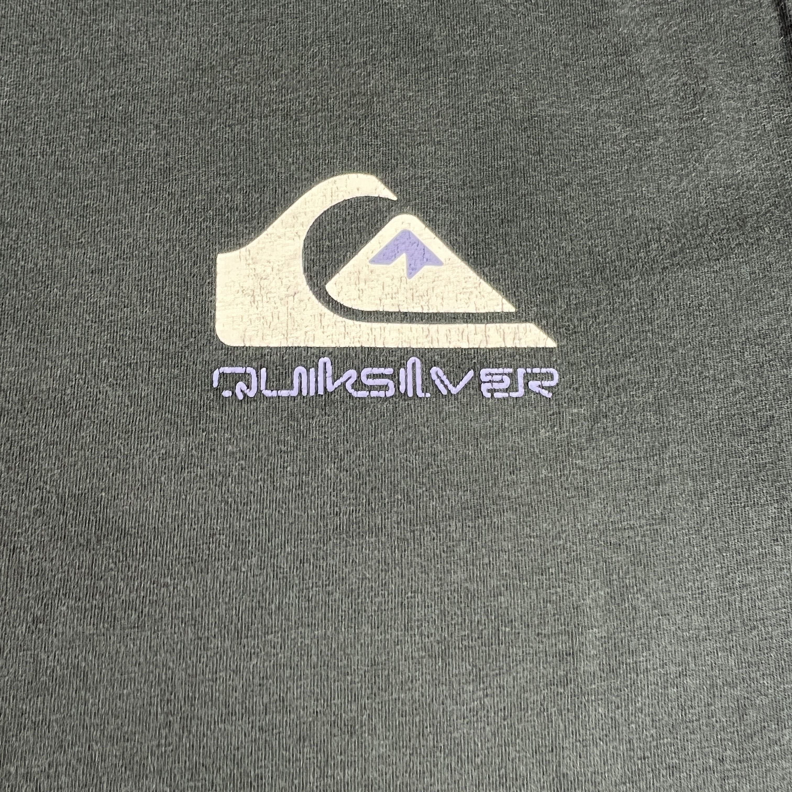 Quiksilver Quiksilver Shirt Black Faded Print Surfer Short Sleeve Tee Size US M / EU 48-50 / 2 - 4 Thumbnail