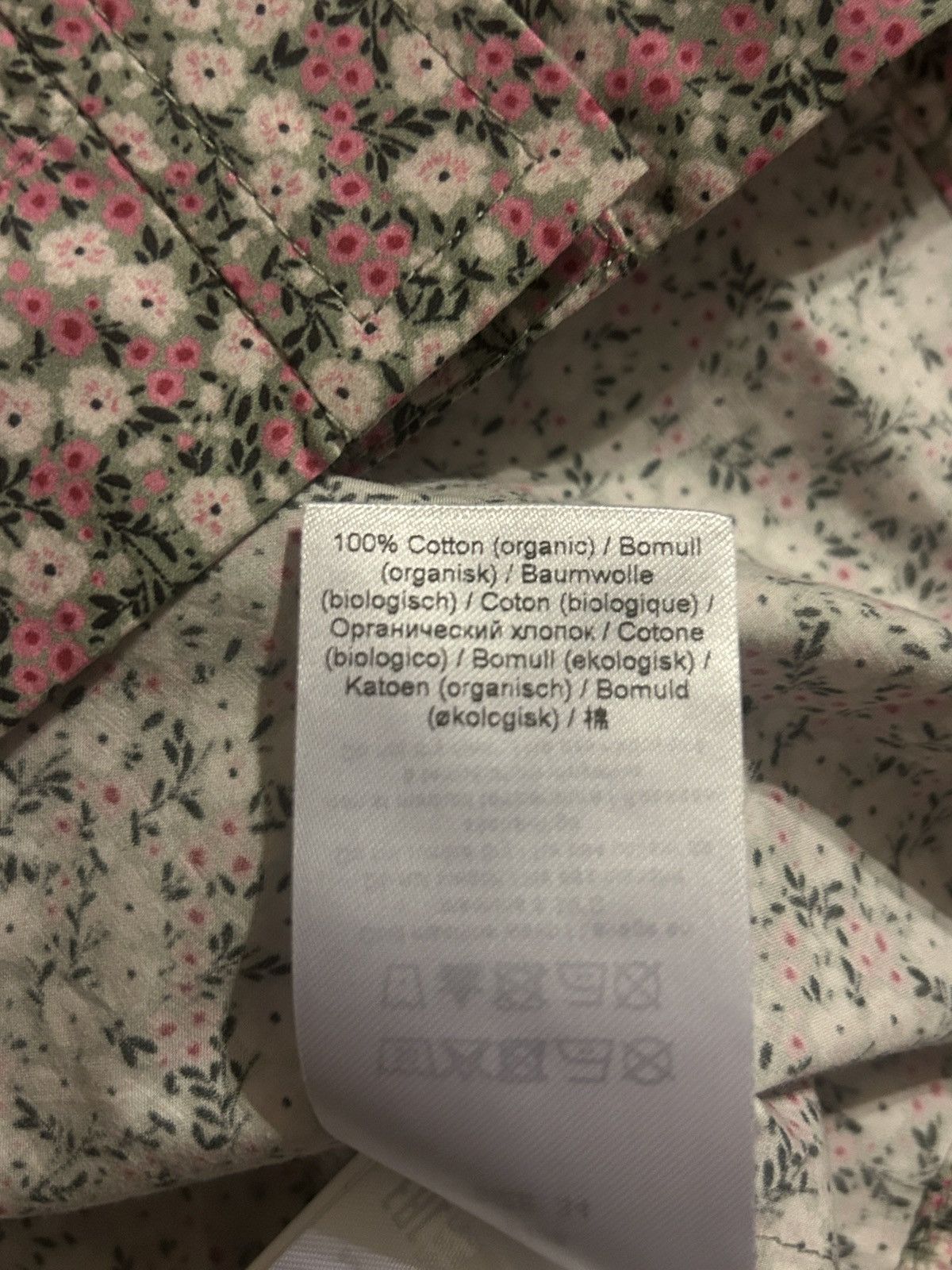 Ganni GANNI Floral-print 100% Organic Cotton-poplin Shirt Size XS / US 0-2 / IT 36-38 - 9 Thumbnail