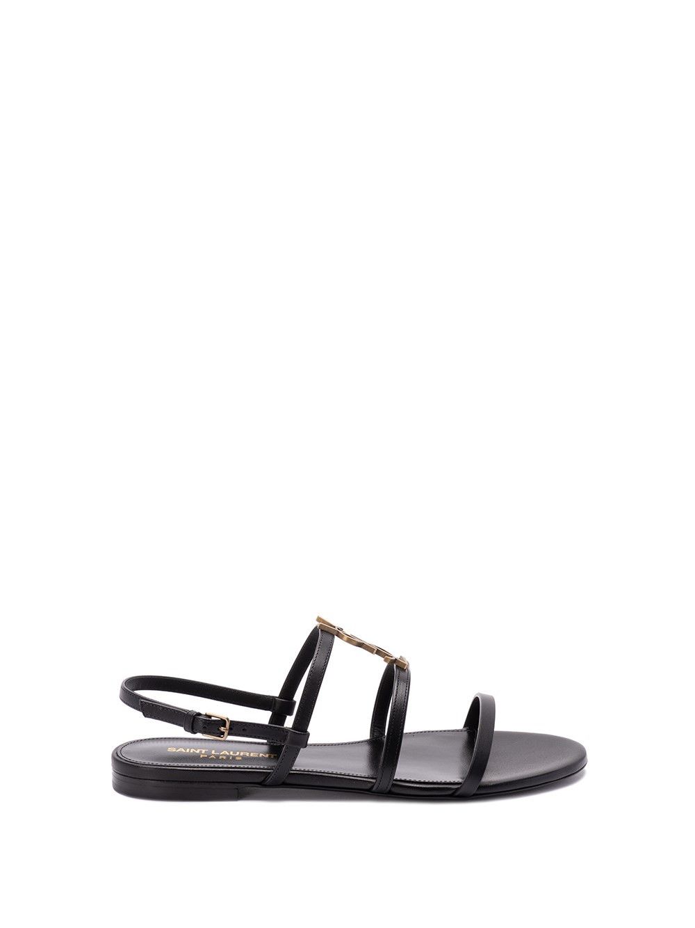 Saint Laurent Paris `New Cassandra` Flat Sandals Size US 8 / IT 38 - 1 Thumbnail