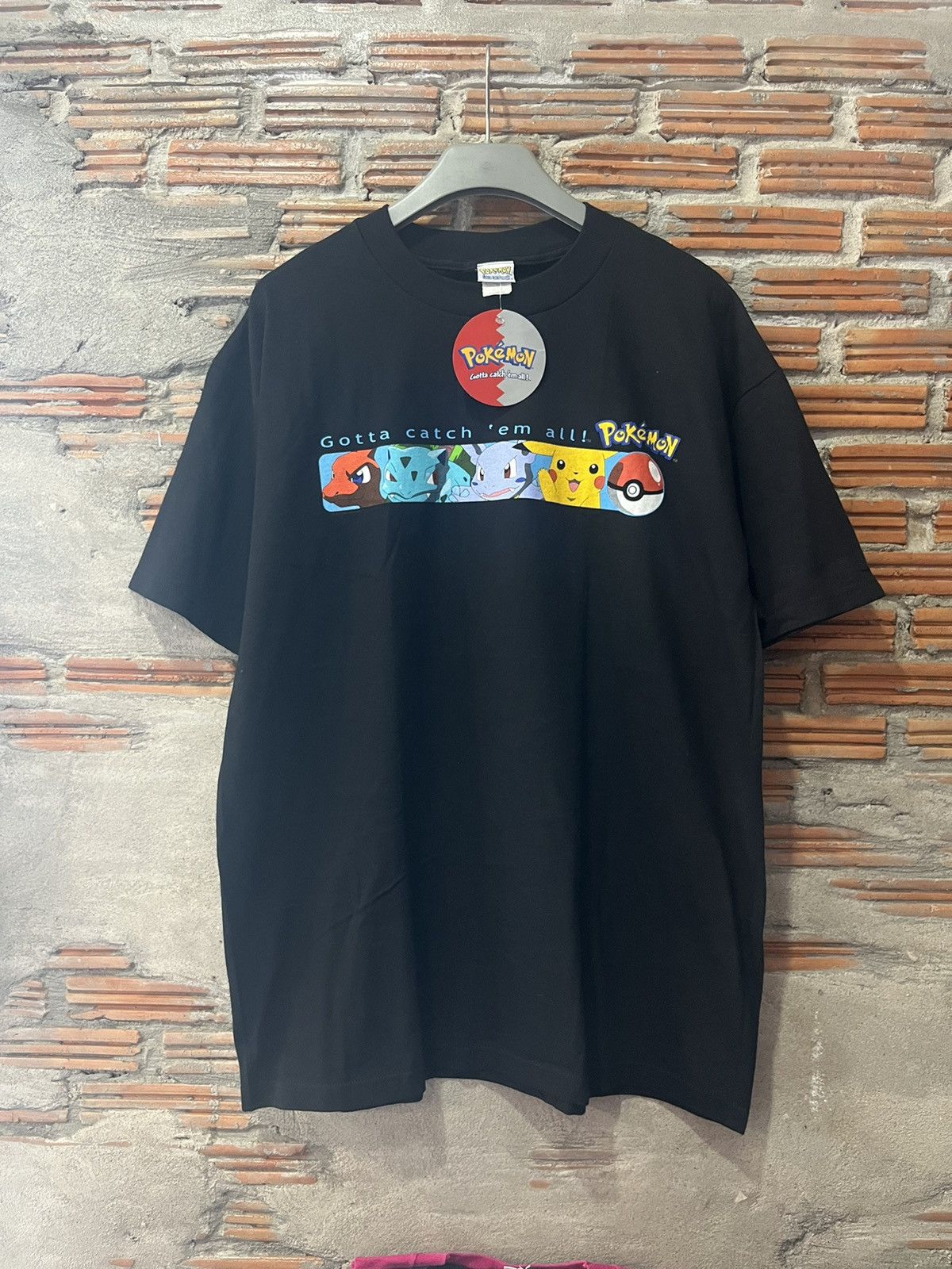 Pokemon Vintage Pokemon 1999’s Start Nintendo Anime Tshirt Size US XL / EU 56 / 4 - 2 Thumbnail