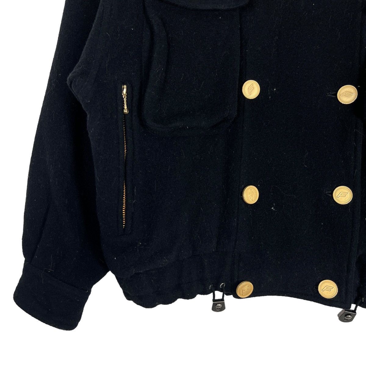 Japanese Brand 🔥 VINTAGE FLINT LOOK BLUE GRASS WOOL MILITARY JACKET Size US S / EU 44-46 / 1 - 4 Thumbnail