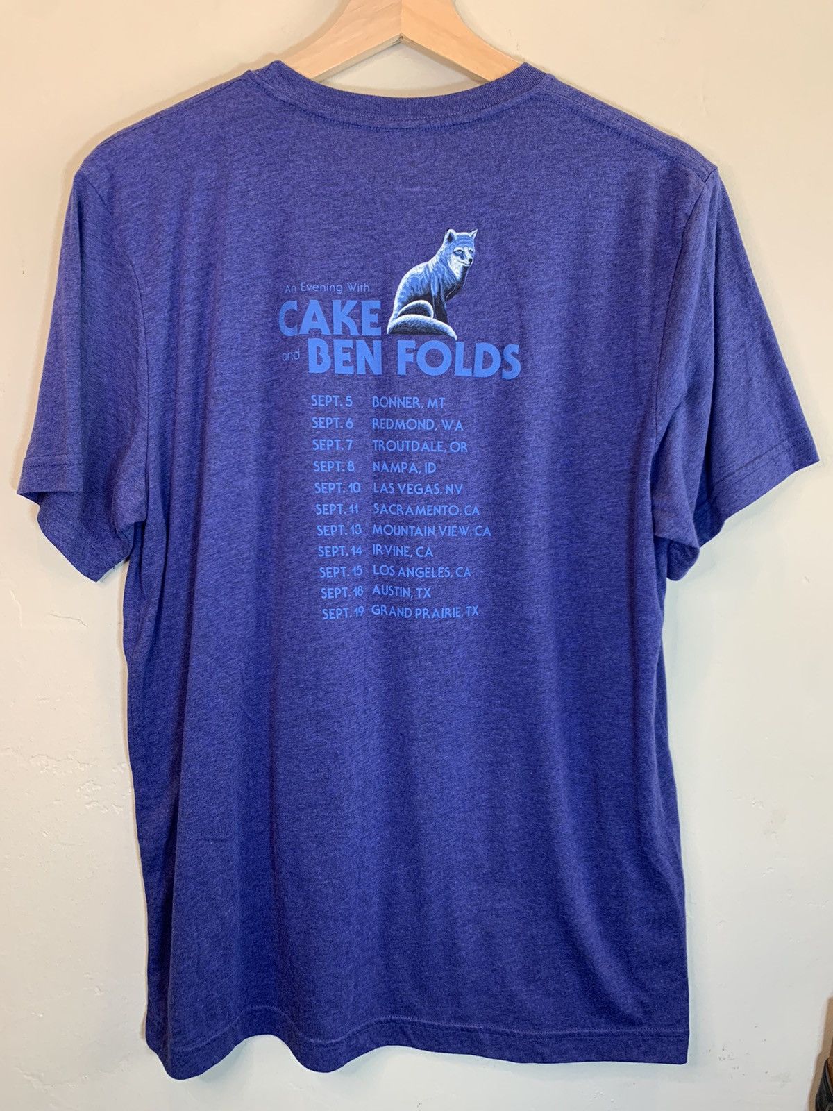 Band Tees *RARE* Evening With Cake & Ben Folds Concert Tour Art Shirt Size US L / EU 52-54 / 3 - 2 Thumbnail
