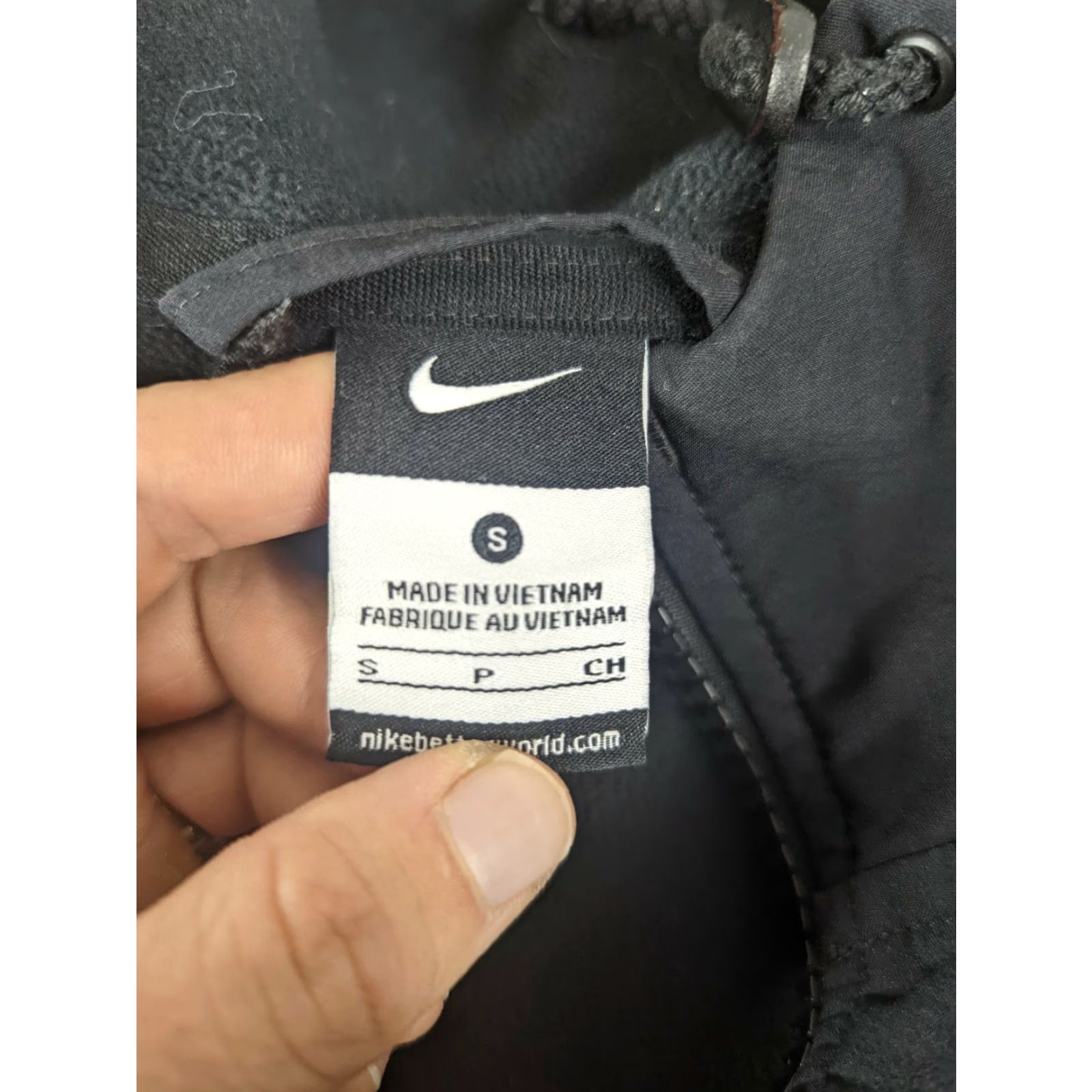 Nike VINTAGE? (no) Nike Full Zip Jacket Coat Midweight Size Small Black Fleece Hoodie Sweatshirt Size US S / EU 44-46 / 1 - 4 Thumbnail