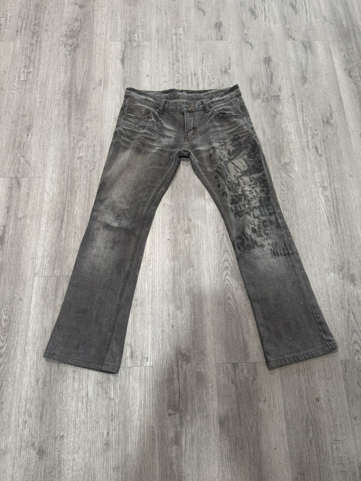 Tornado Mart Tornado Mart Skull Flared Jeans