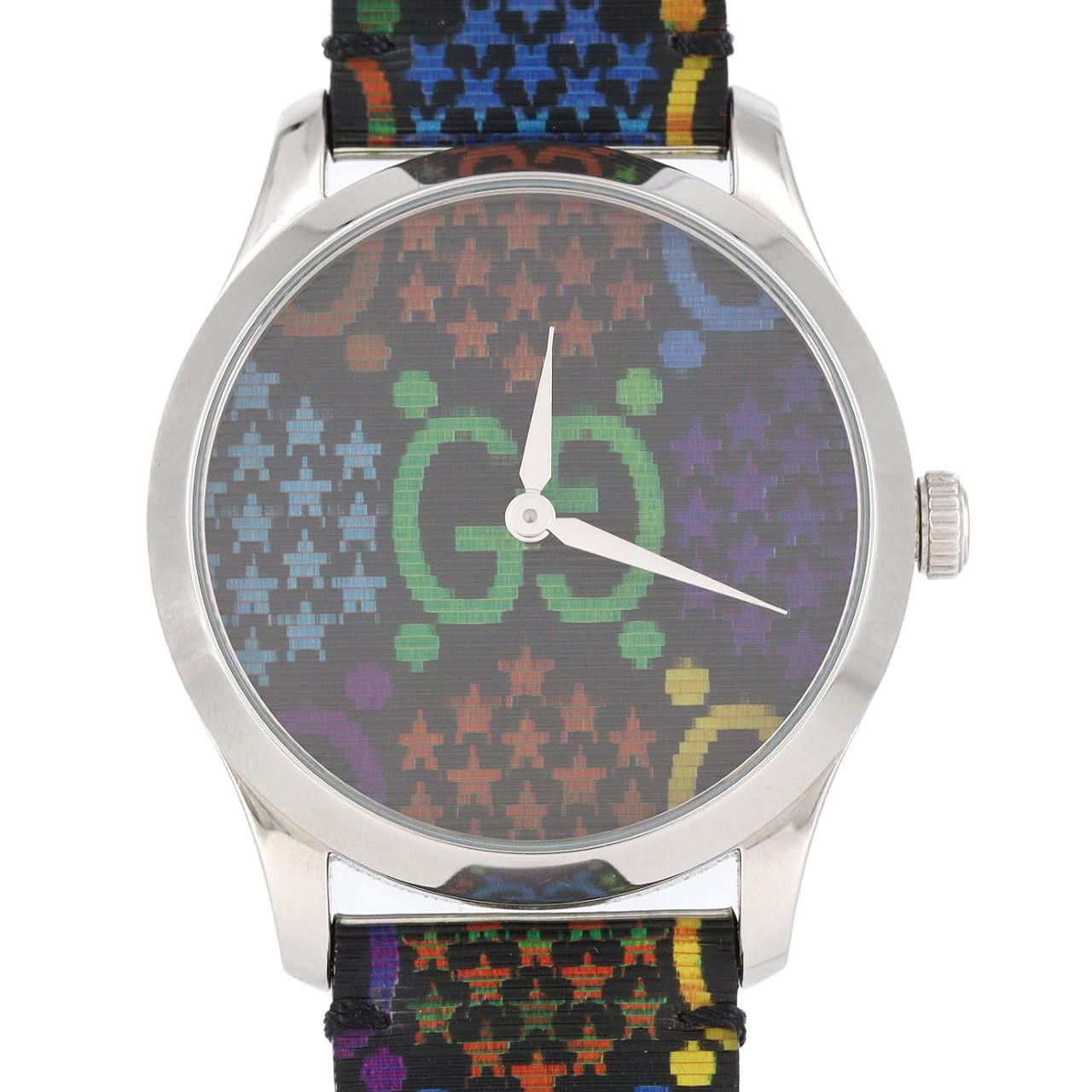 Gucci Gucci G-Timeless Stainless Steel Watch Metal Quartz 126.4/YA1264146 DUTY FREE for USA