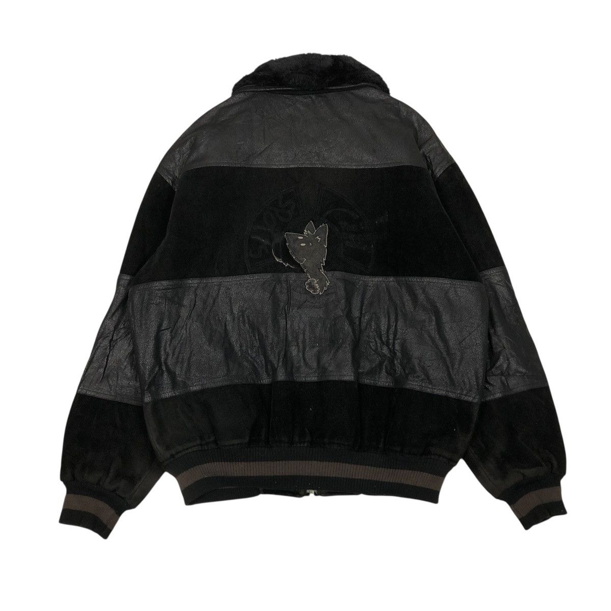 Genuine Leather 🔥VINTAGE BOMBER LEATHER JACKET MONTEREY & CARMEL ISSEYMIYAKE Size US M / EU 48-50 / 2 - 2 Thumbnail