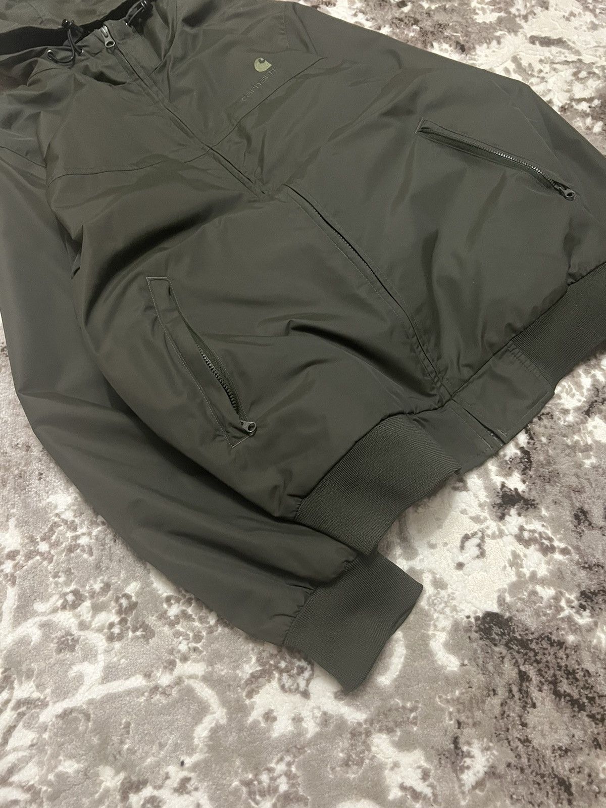 Carhartt × Vintage Vintage Carhartt fleece hooded Jacket y2k size L Size US L / EU 52-54 / 3 - 5 Thumbnail