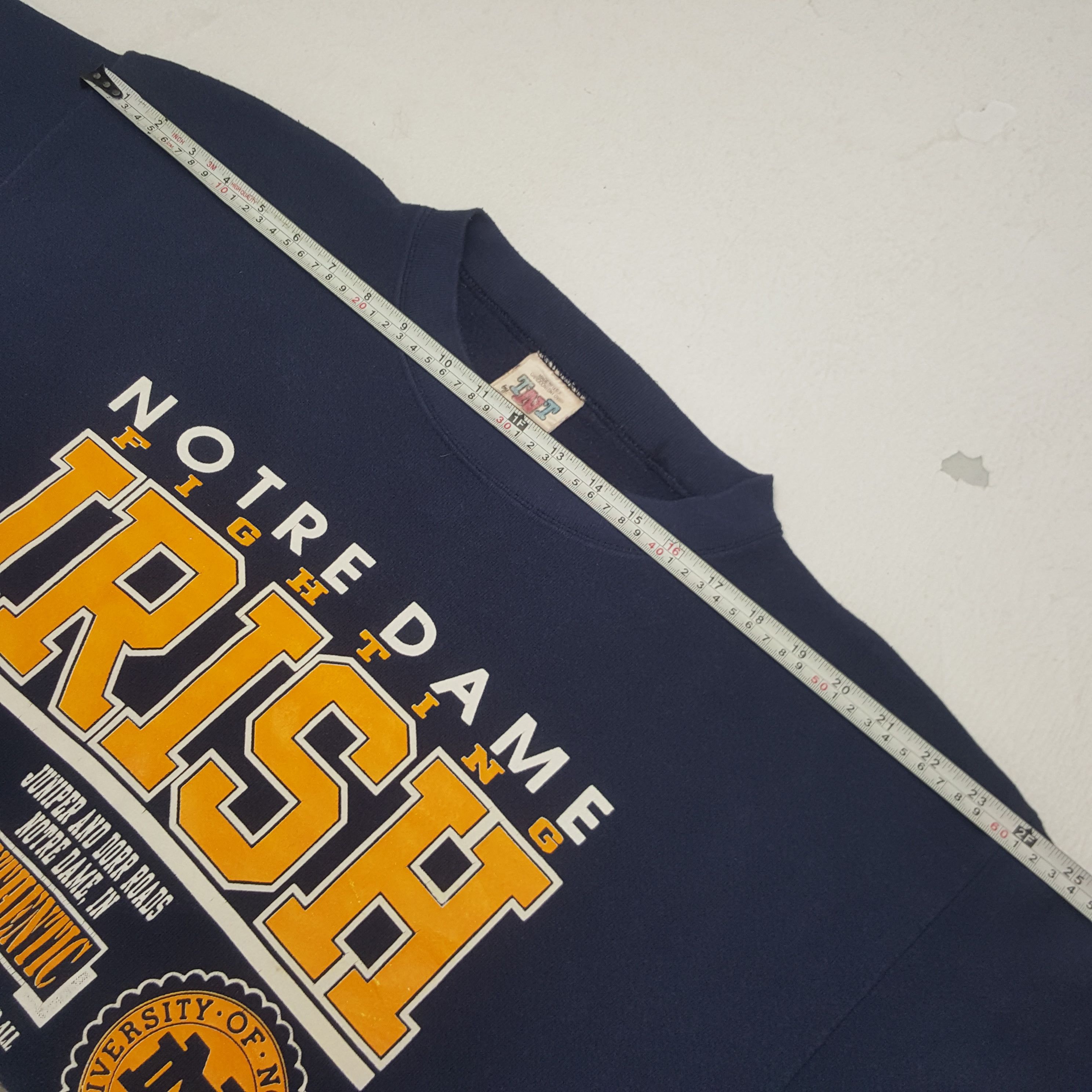 Vintage Vintage Notre Dame Fighting Irish University Sweatshirt Size US L / EU 52-54 / 3 - 5 Thumbnail