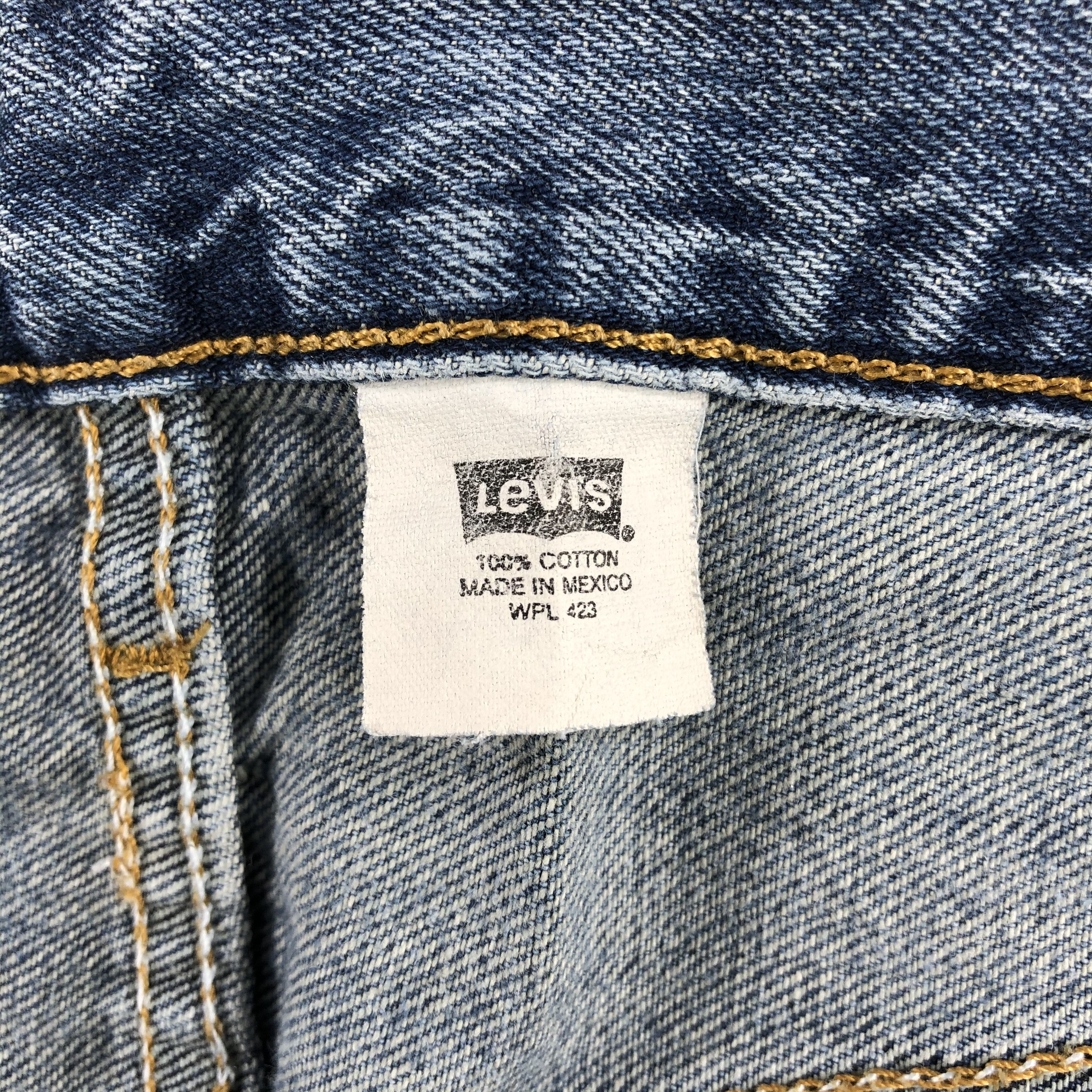 Levi's Vintage 90s Blue Wash Levis 501 Jeans-J1467 Size US 40 / EU 56 - 11 Thumbnail