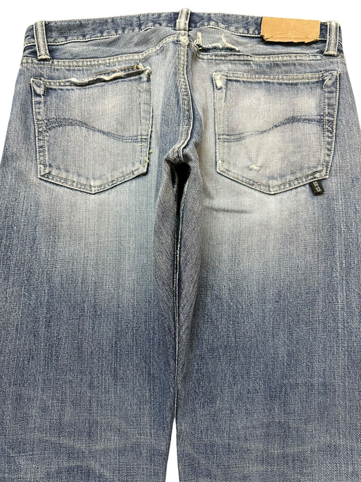 Other Vintage Japanese Brand Blue Faded Wash Style Jeans Size US 34 / EU 50 - 5 Thumbnail