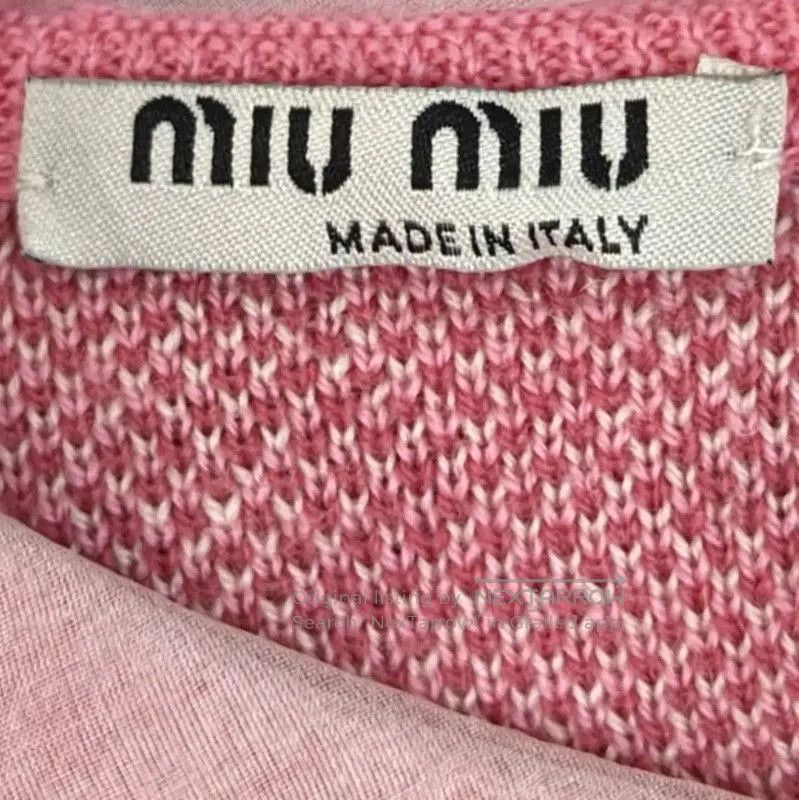 Miu Miu Miu Miu Pink Leopard Print Sweater . Size L / US 10 / IT 46 - 4 Thumbnail