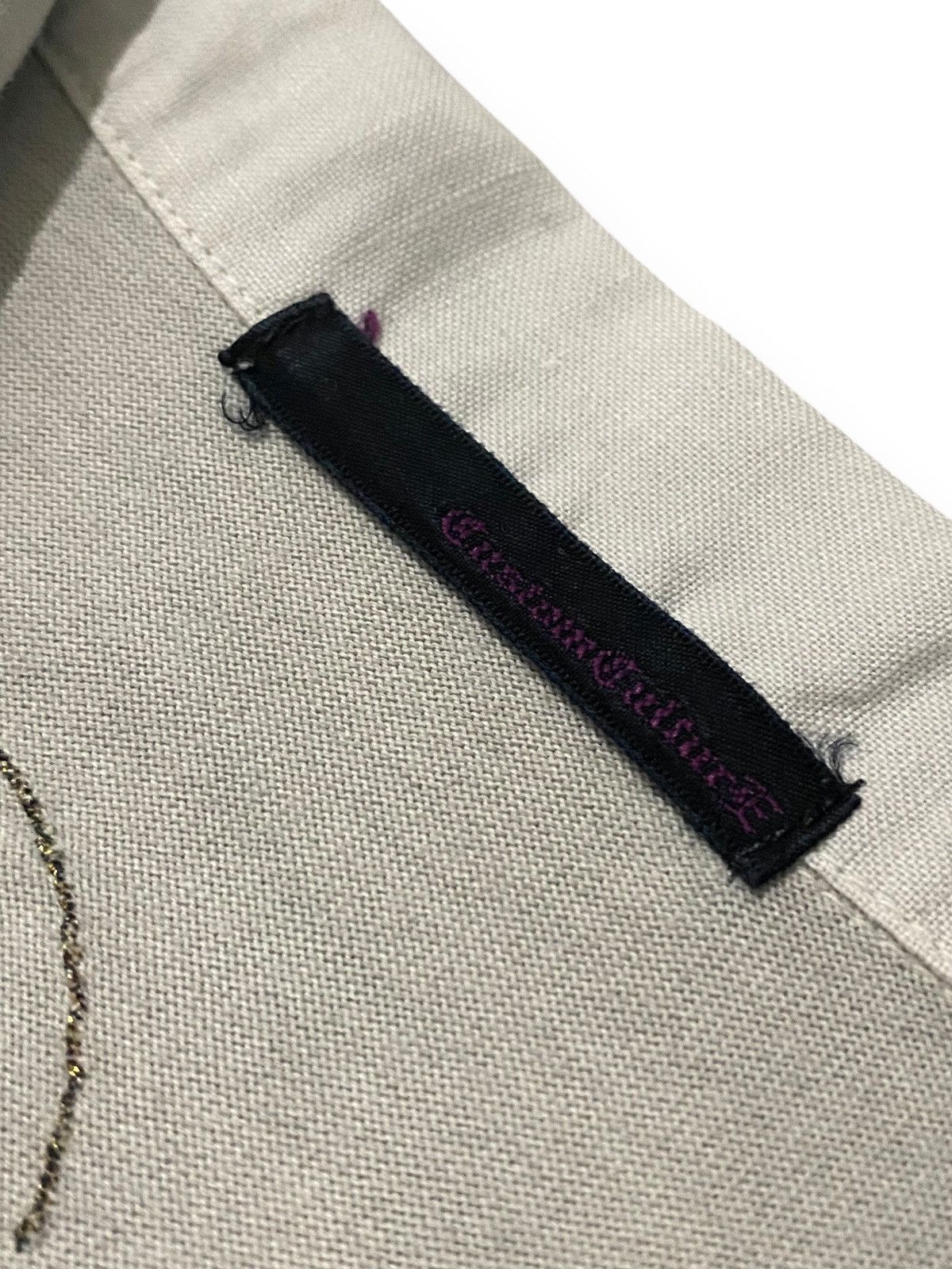 Japanese Brand CUSTOM CULTURE BLACK ELEGANCE EMBEROIDERY GRUNGE POLOS Size US M / EU 48-50 / 2 - 11 Thumbnail