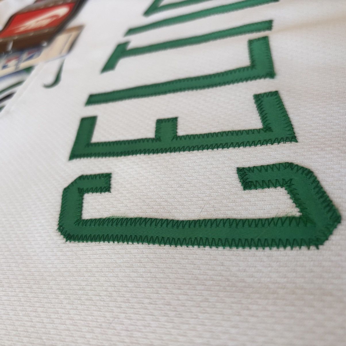 Nike 90s Nike Boston Celtics NBA Authentic Warm-Up Jersey Shirt Size US L / EU 52-54 / 3 - 6 Thumbnail