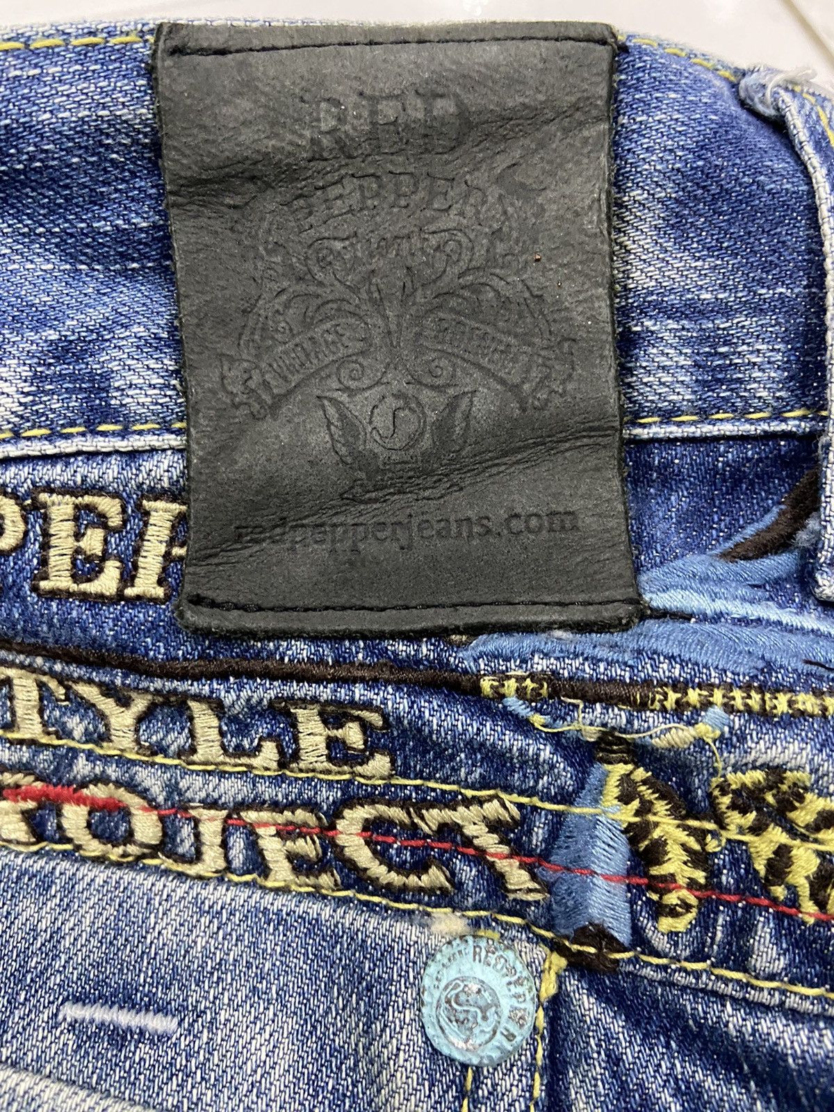 Japanese Brand RED PEPPER STYLE PROJECT DENIM FLARE JEANS Size US 36 / EU 52 - 7 Thumbnail