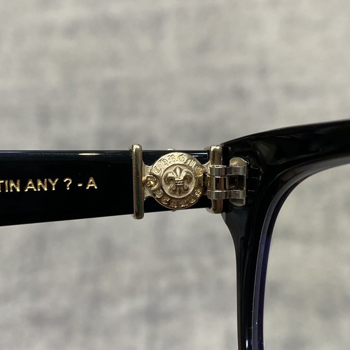 Chrome Hearts CHROME HEARTS GITTIN ANY?-A Black Gold Size ONE SIZE - 8 Thumbnail