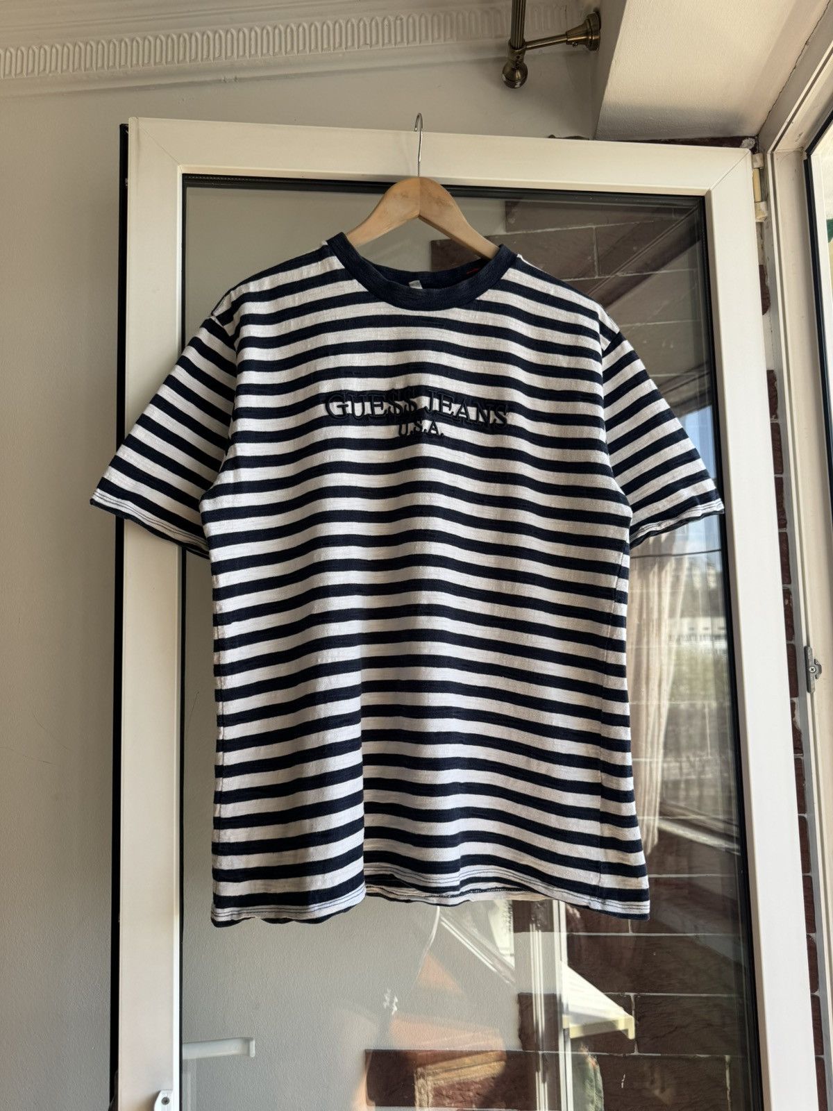 A$AP Rocky × Guess Guess Asap Rocky Navy Tshirt Size US M / EU 48-50 / 2 - 4 Thumbnail