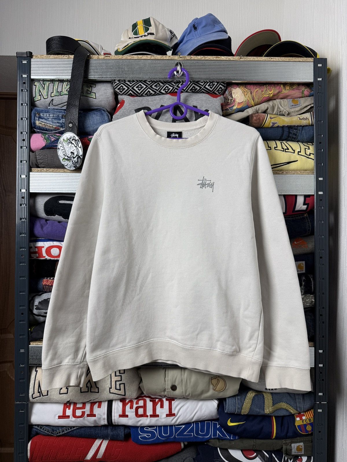 Stussy Vintage Y2K Stussy Big Logo Sweatshirt oversized mens Size US M / EU 48-50 / 2 - 2 Thumbnail