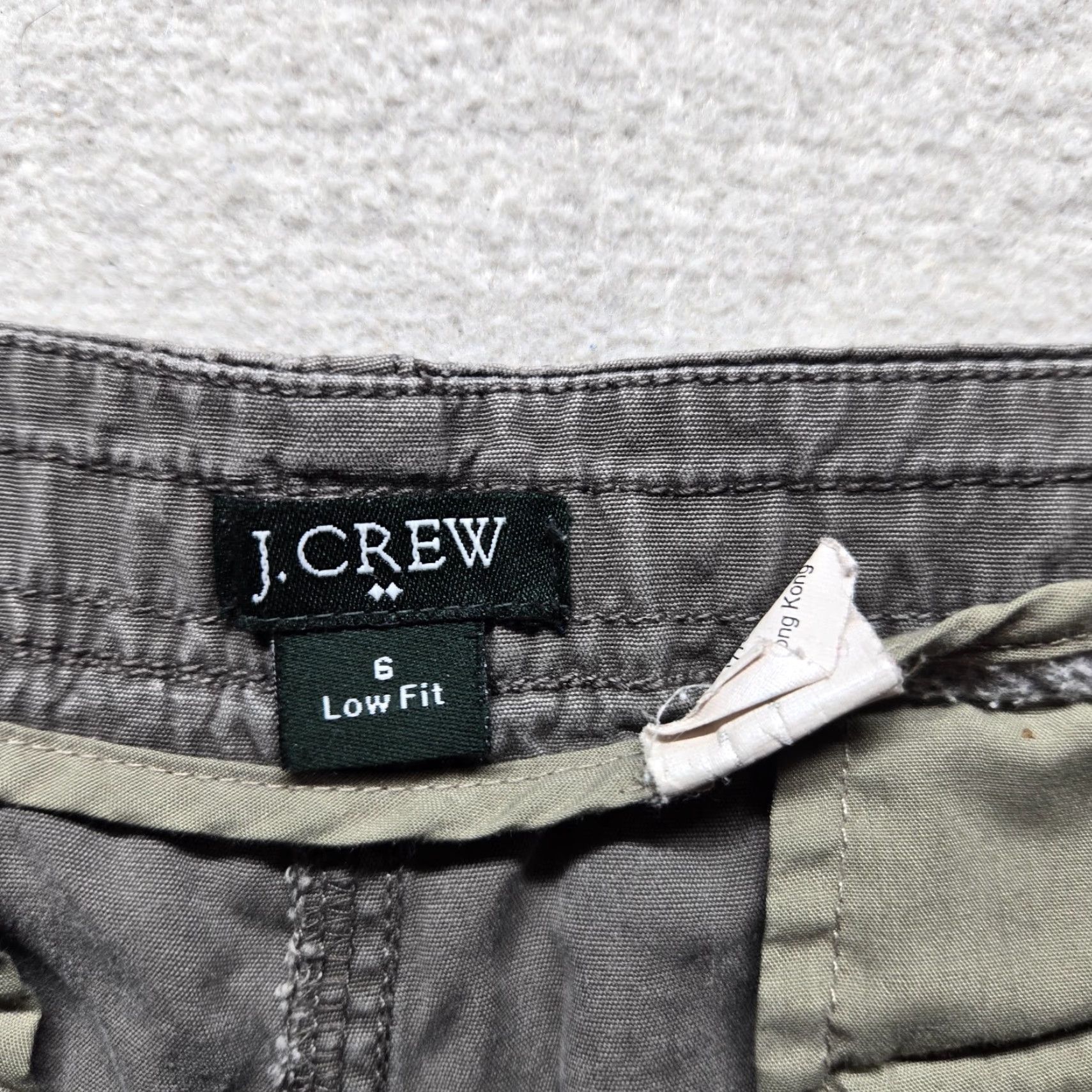 J.Crew J.CREW Women's Chino Shorts Adult Size 6 Gray Flat Front Casual Classic Twill Size 28" / US 6 / IT 42 - 2 Thumbnail