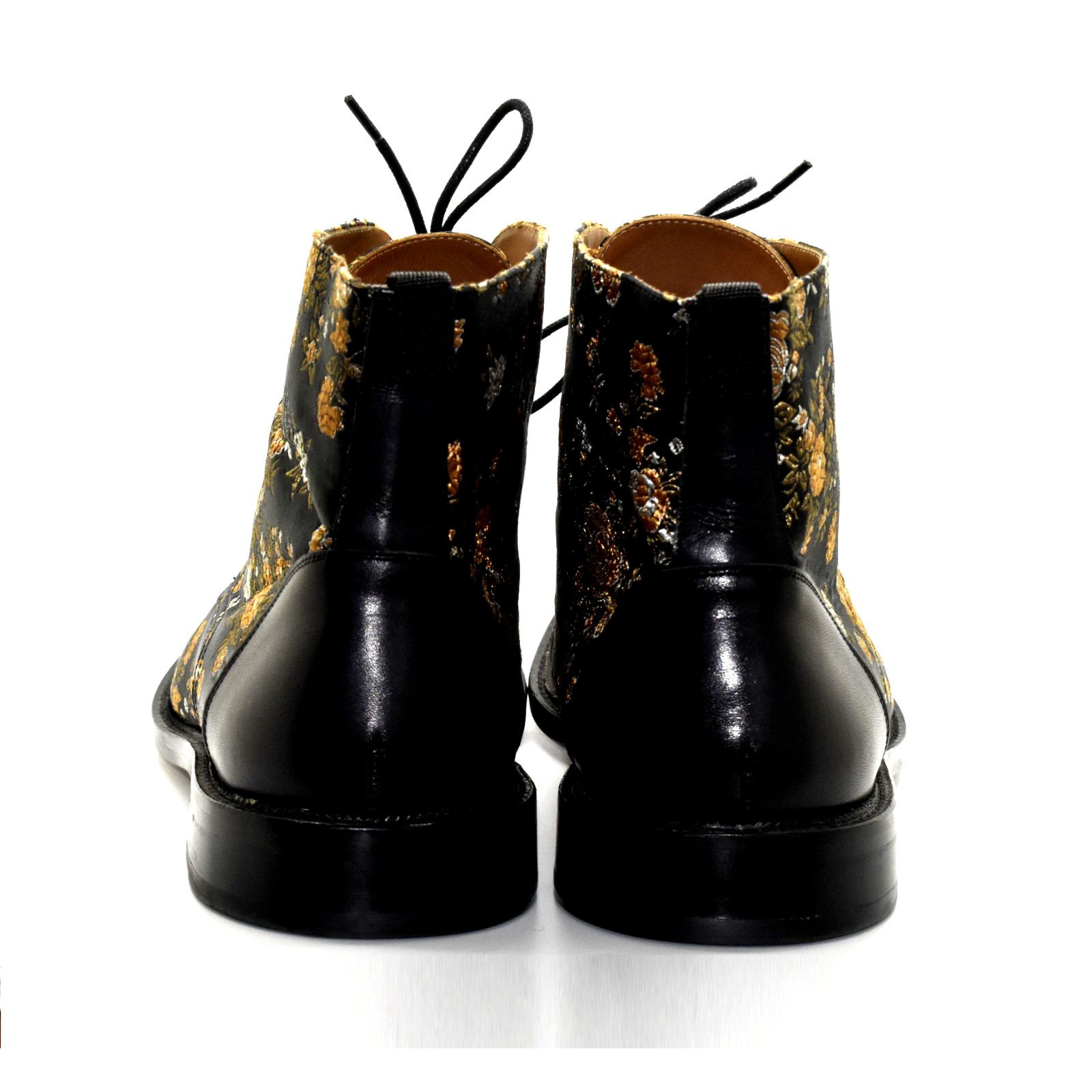 TAFT TAFT The Jack Eden Floral Jacquard Leather Cap Toe Boot 46 Size US 13 / EU 46 - 6 Thumbnail