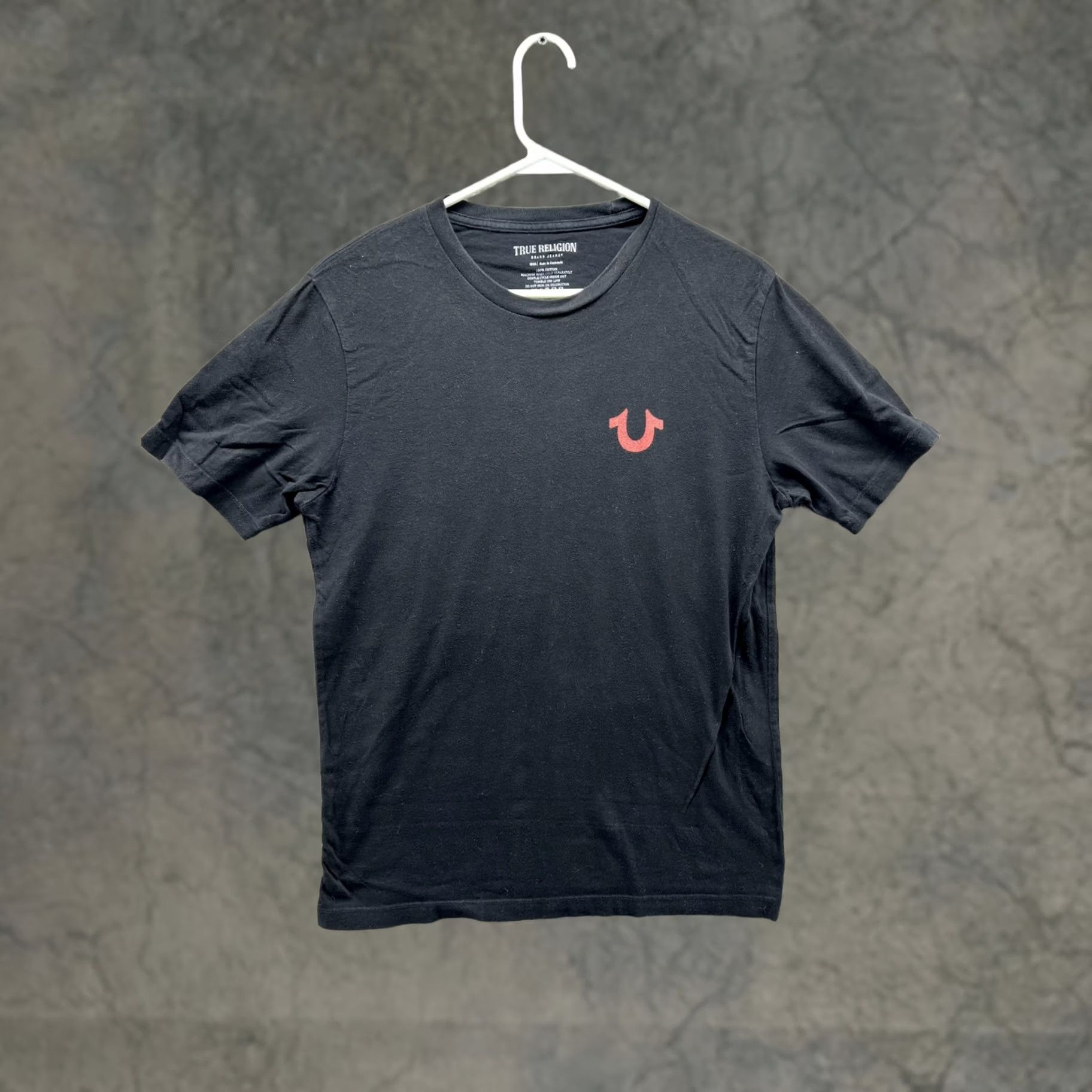 True Religion True Religion Shirt Mens Small Black Horseshoe Logo Crewneck Tee Tagless Casual Size US S / EU 44-46 / 1 - 1 Thumbnail