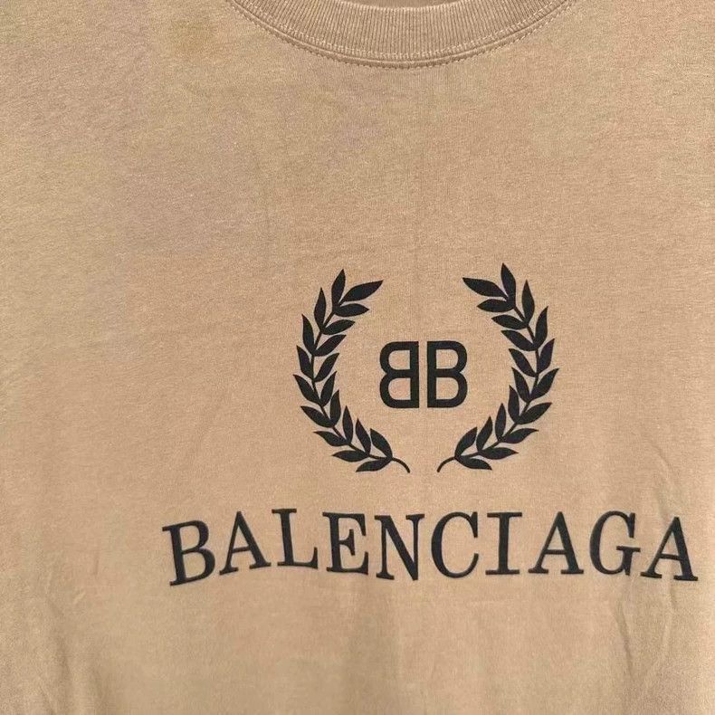 Balenciaga Balenciaga Khaki wheat-ear short sleeve Size US L / EU 52-54 / 3 - 3 Thumbnail