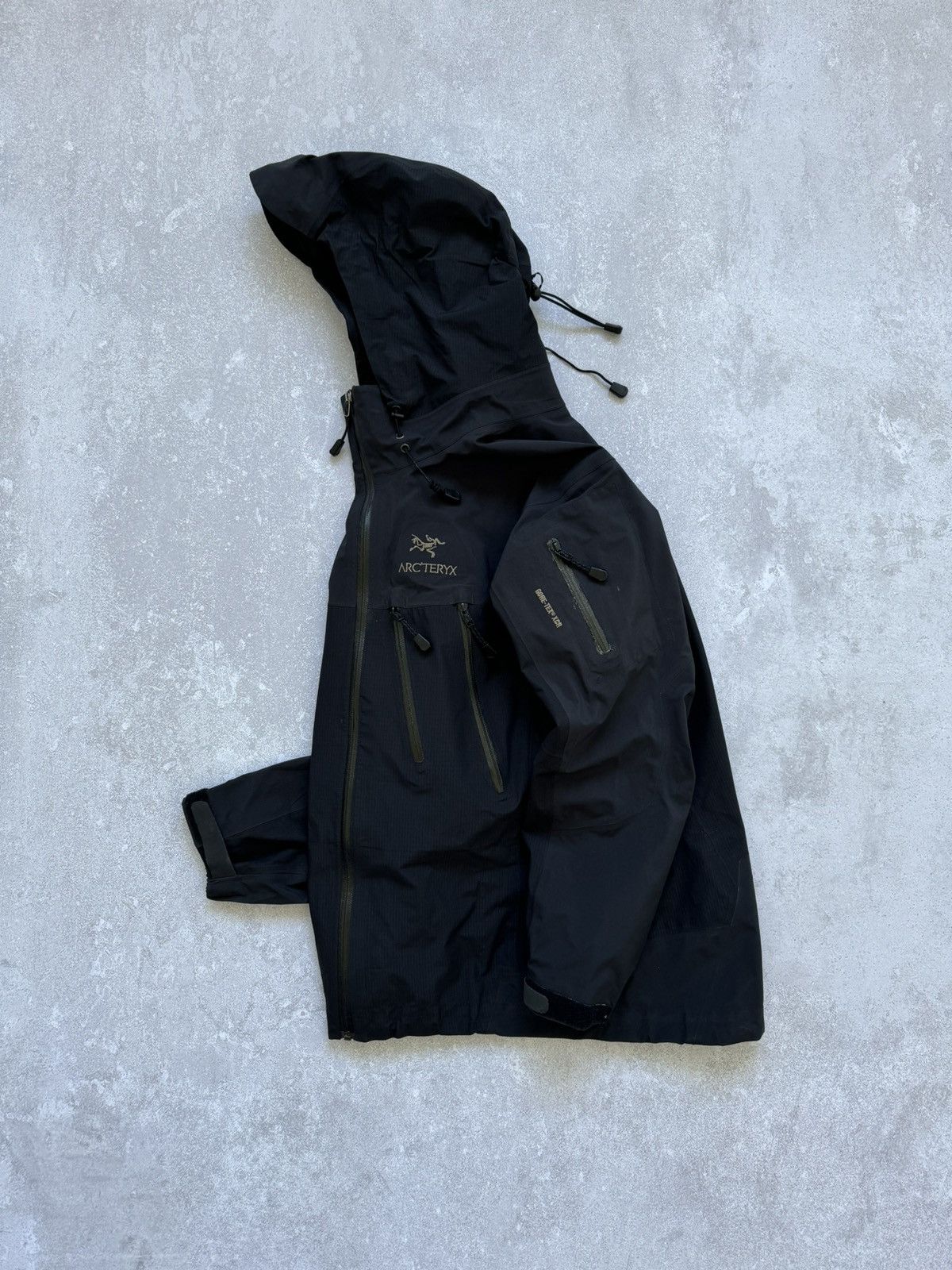 Pre-owned Arcteryx X Vintage Arcteryx 00s Theta Ar Gore Tex Xcr Black Jacket