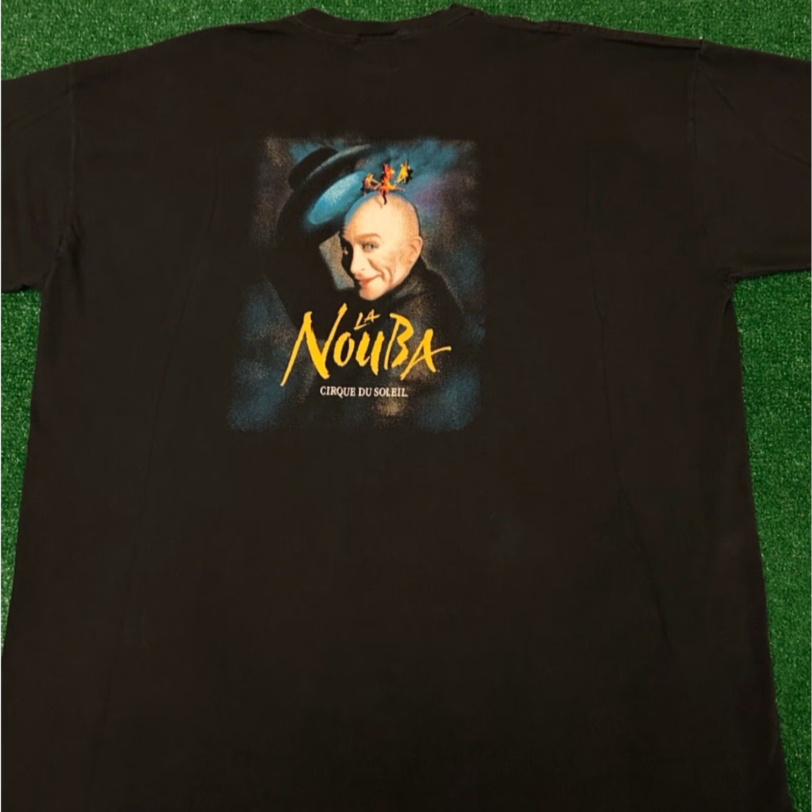 Disney VINTAGE Cirque Du Soleil Disney La Nouba Circus Clown VTG Shirt Mens XXL Black 90s 1990s Short Sleeve T-Shirt Size US XXL / EU 58 / 5 - 3 Thumbnail