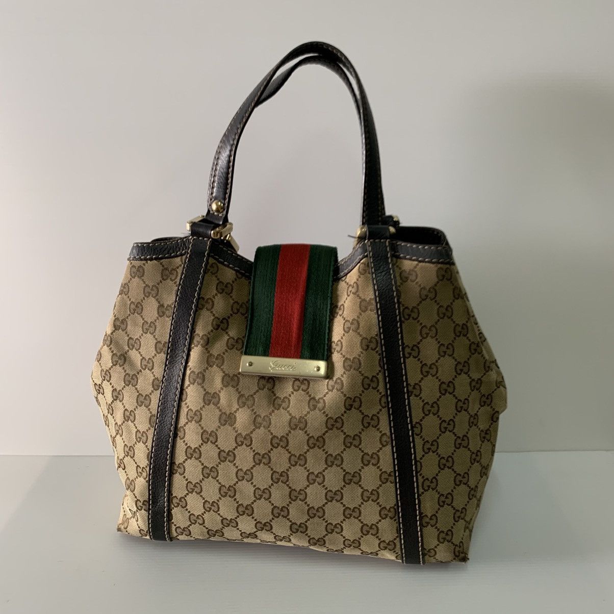Gucci Gucci Monogram Tote Shoulder Bag Size ONE SIZE - 9 Thumbnail